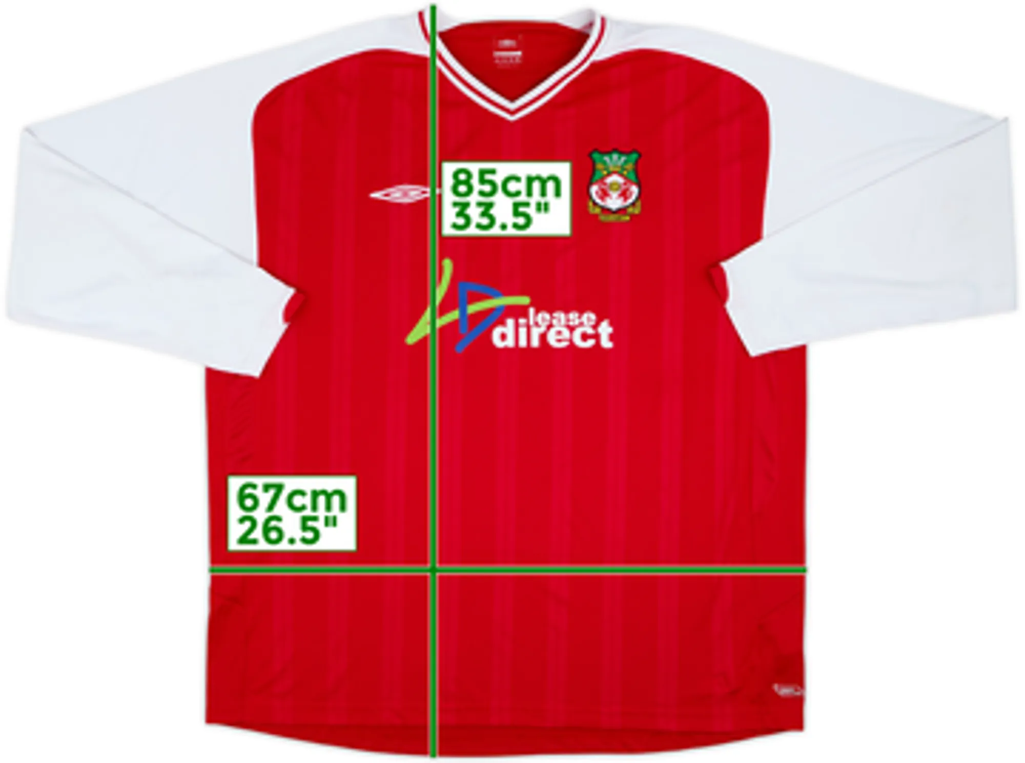 2009-10 Wrexham Home L/S Shirt - 9/10 - (3XL)