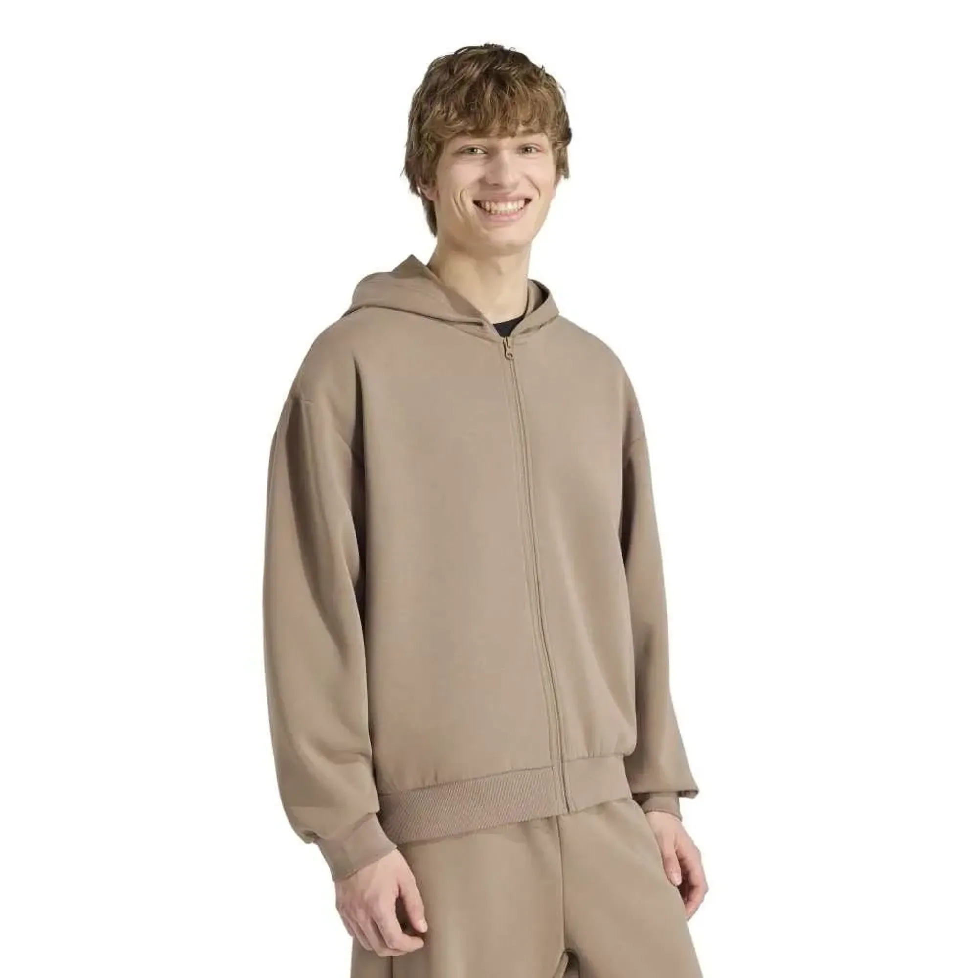 Adidas Soft Lux Full Zip Sweatshirt