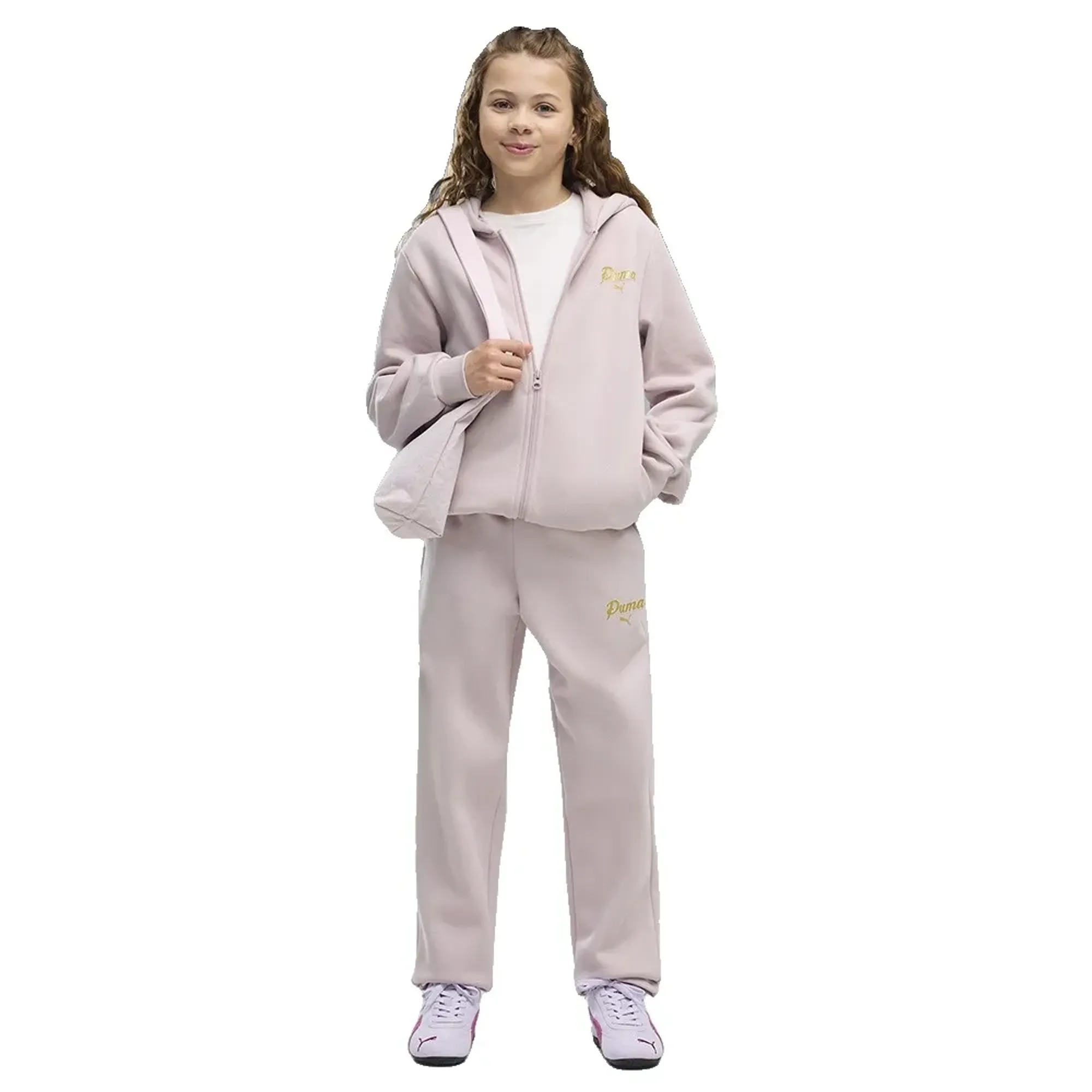 Puma Essential Script Glitter Tracksuit