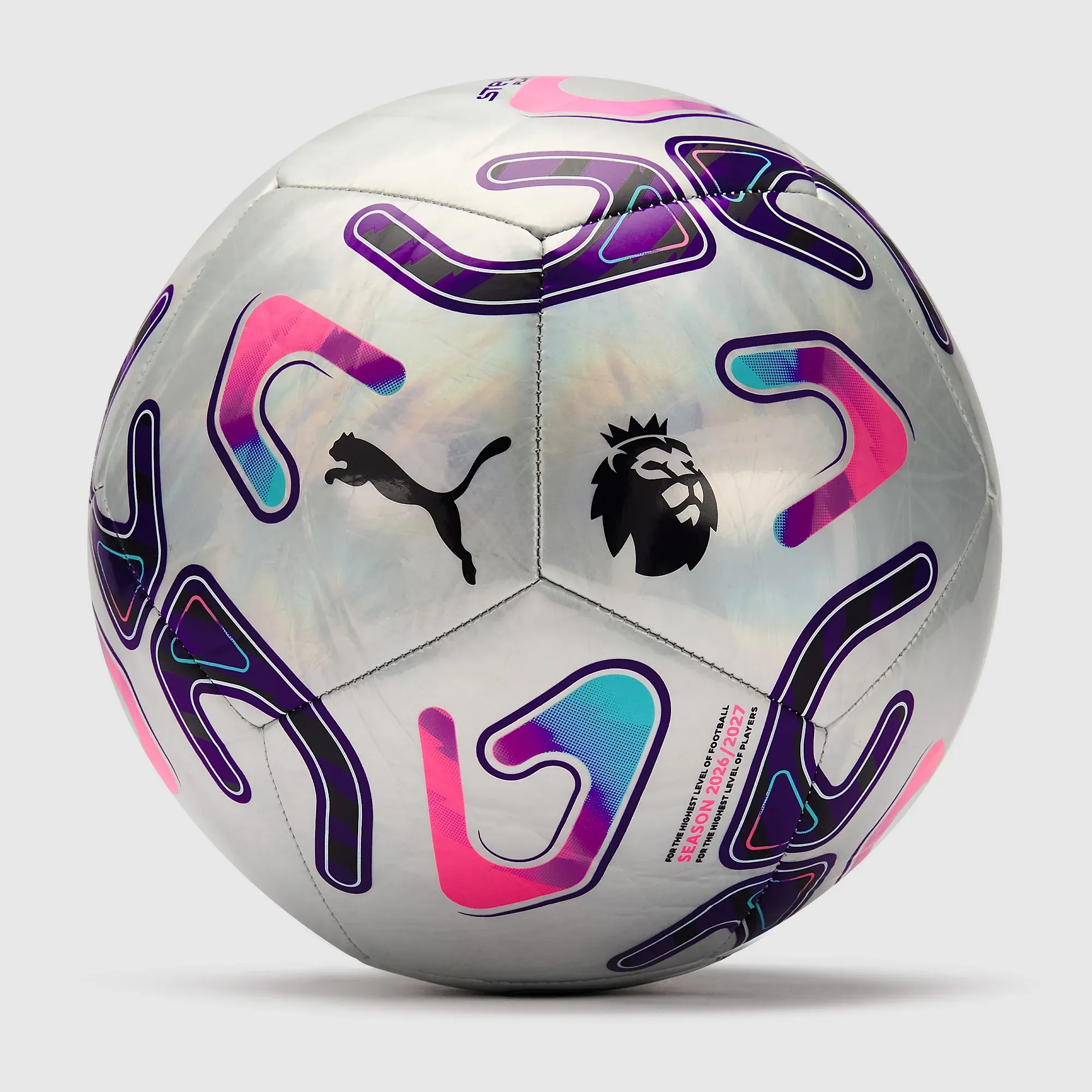 PUMA STELLAR Play Premier League Holographic Reactivity Ball in White | Size 5