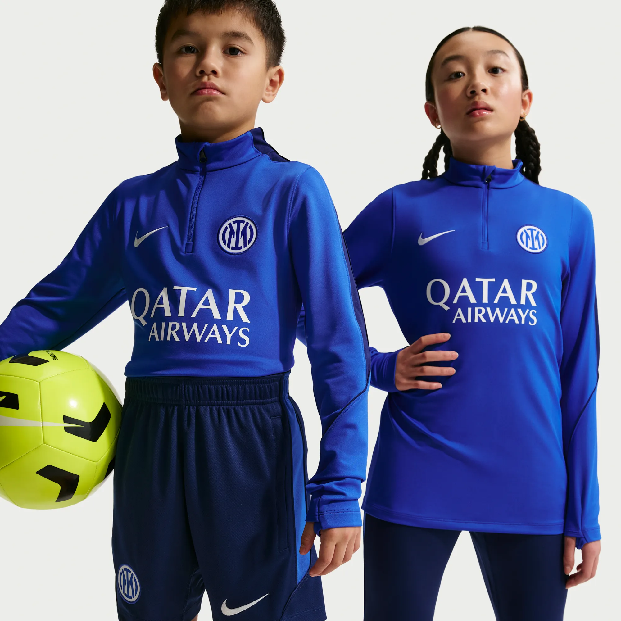 Nike Dri-FIT Football Knit Drill Top - Blue