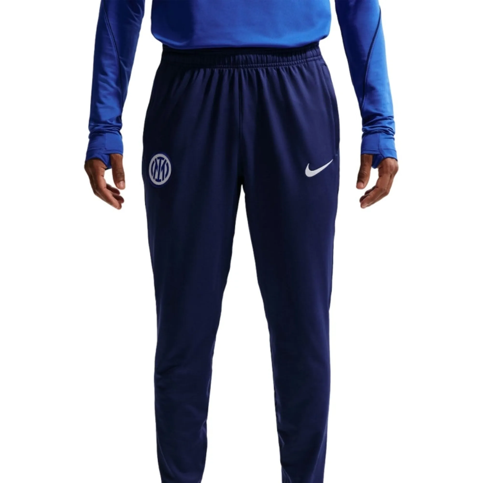 Inter Training Trousers Dri-Fit Strike - Blue Void/Lyon Blue/White - ['Blue']