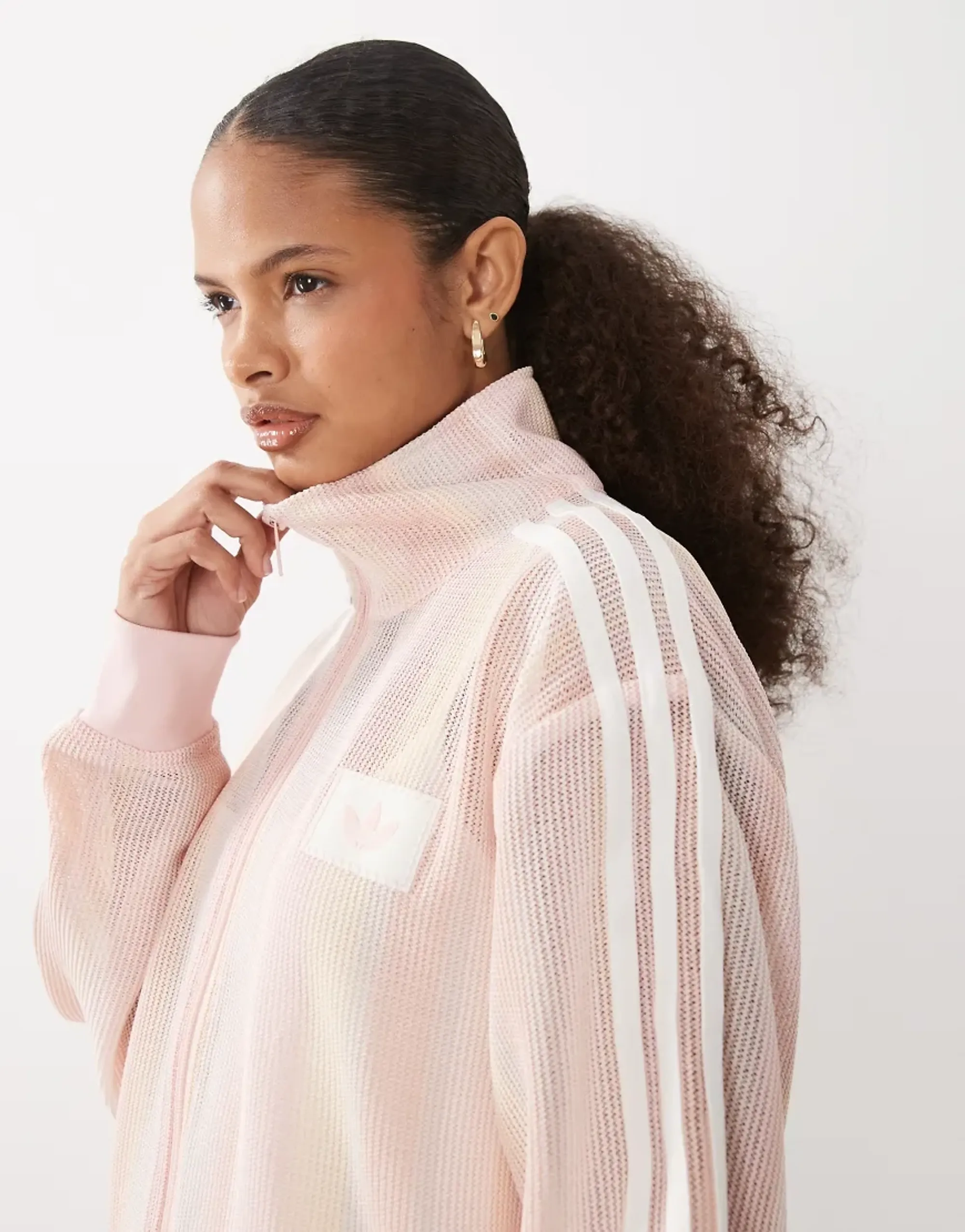 Adidas Originals Knit Firebird Full Zip Sweatshirt