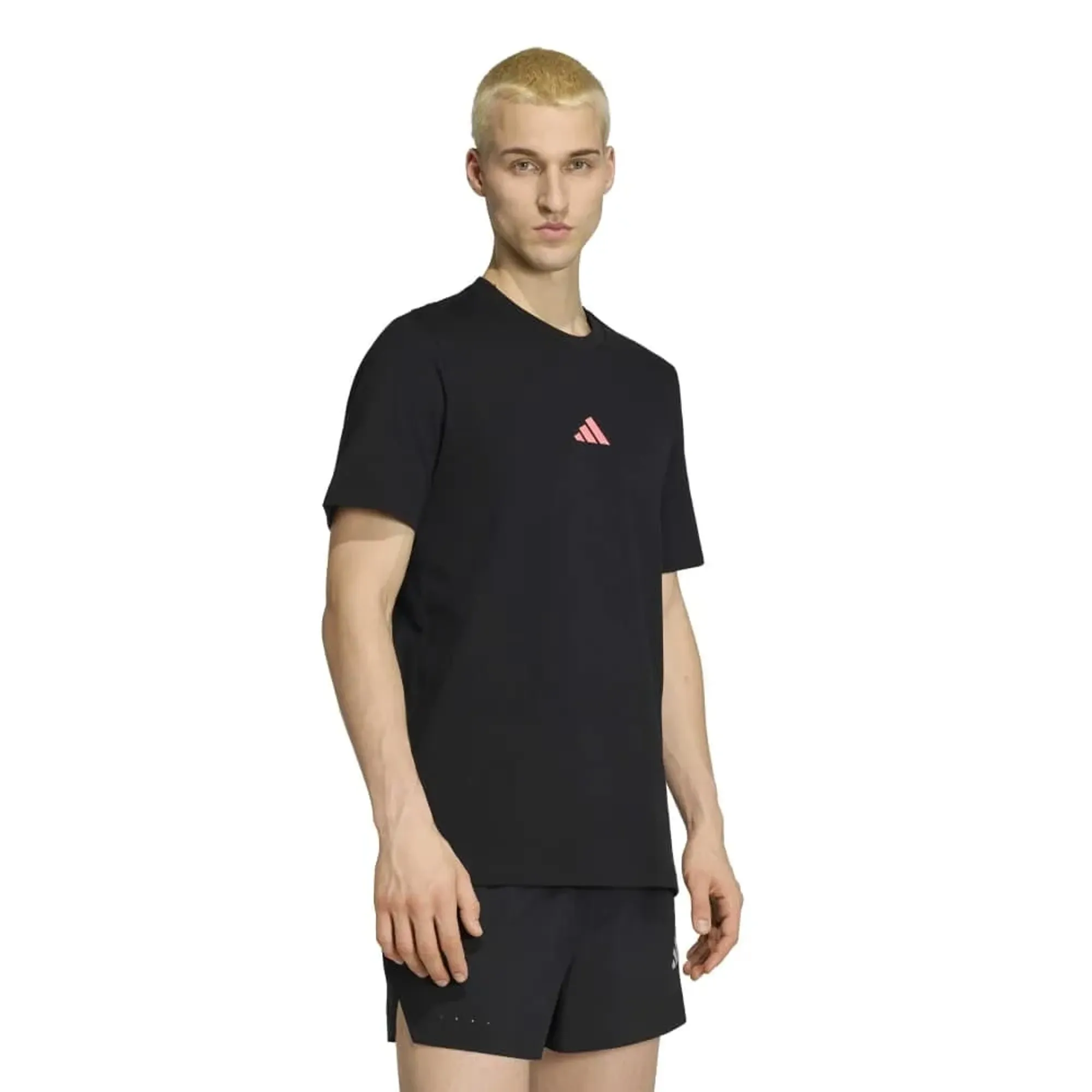 Adidas Running Slogan Graphic Short Sleeve T-shirt