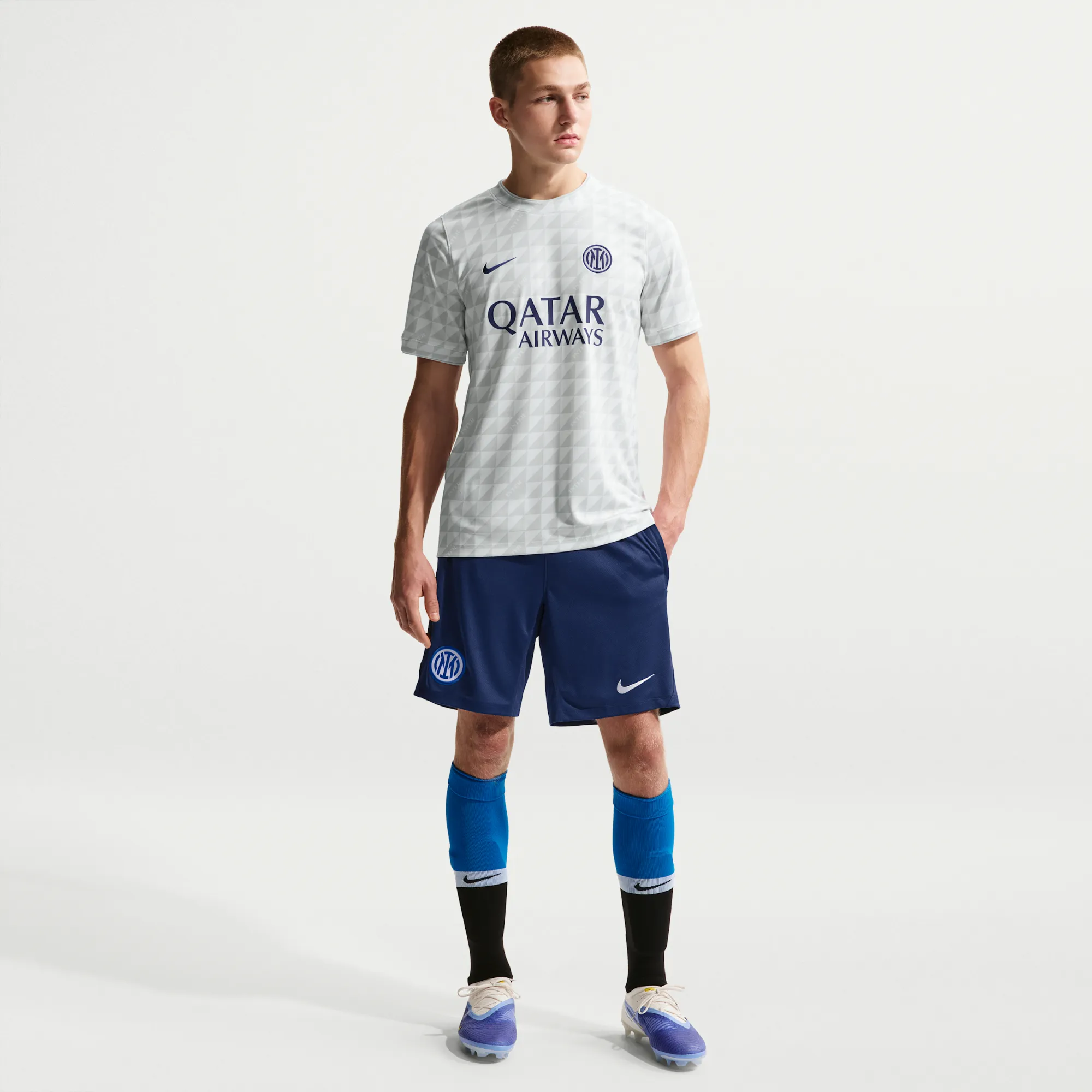 Inter Milan Strike Men's Nike Dri-FIT Football Knit Shorts - Blue