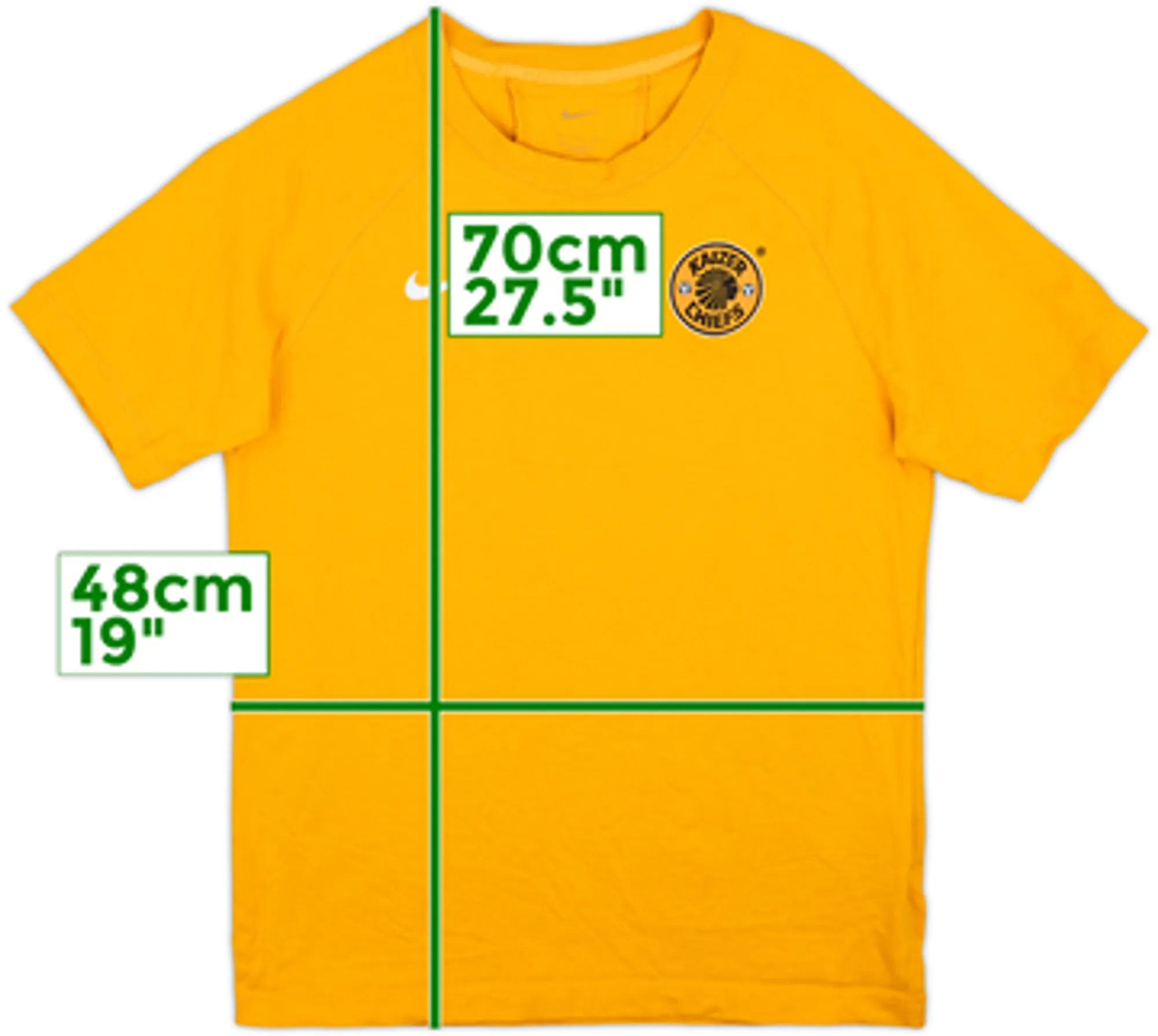 2022-23 Kaizer Chiefs Nike Cotton Tee - 10/10 - (S)