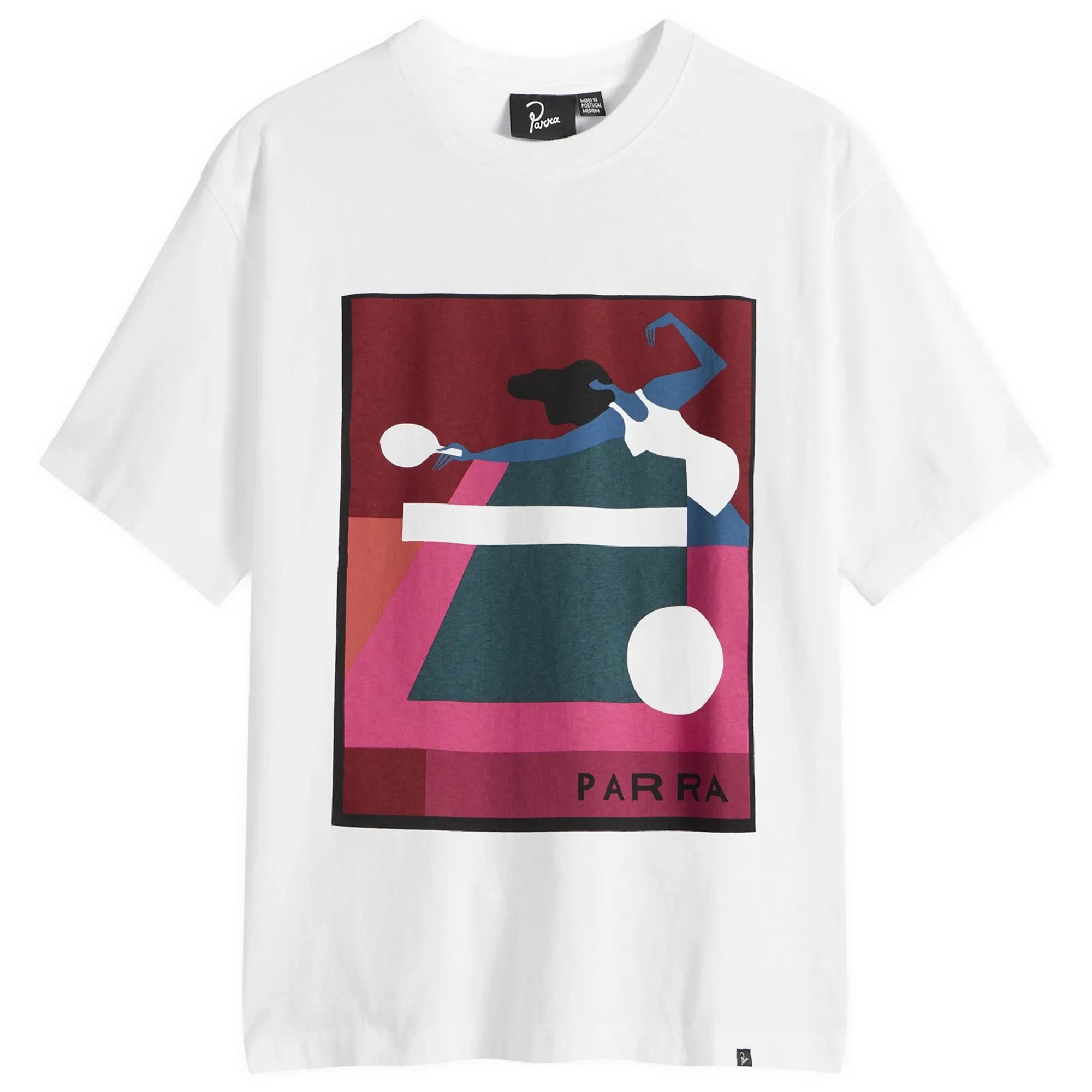 By Parra Men's Ping Ponged T-Shirt White
