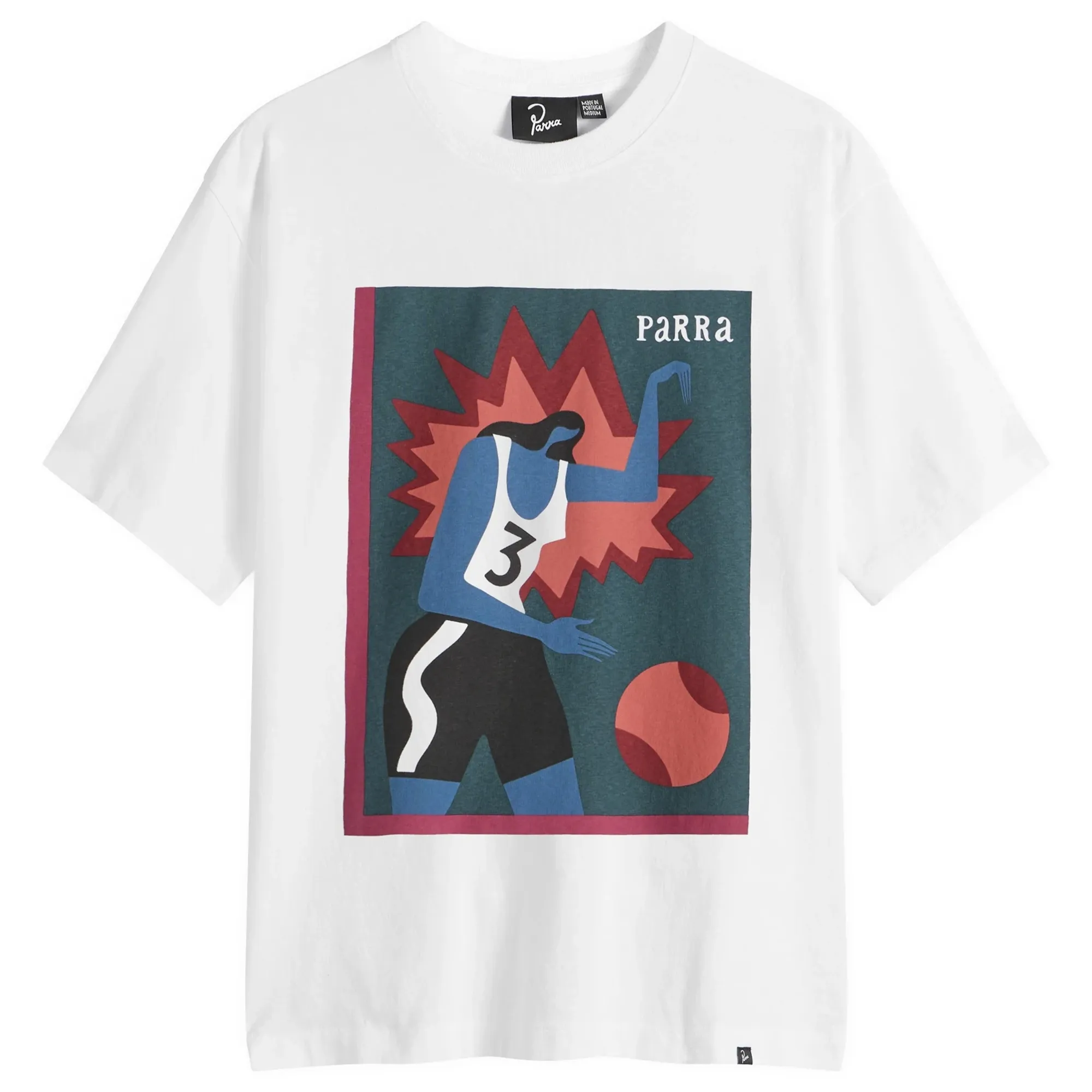 By Parra Men's Basketball T-Shirt White