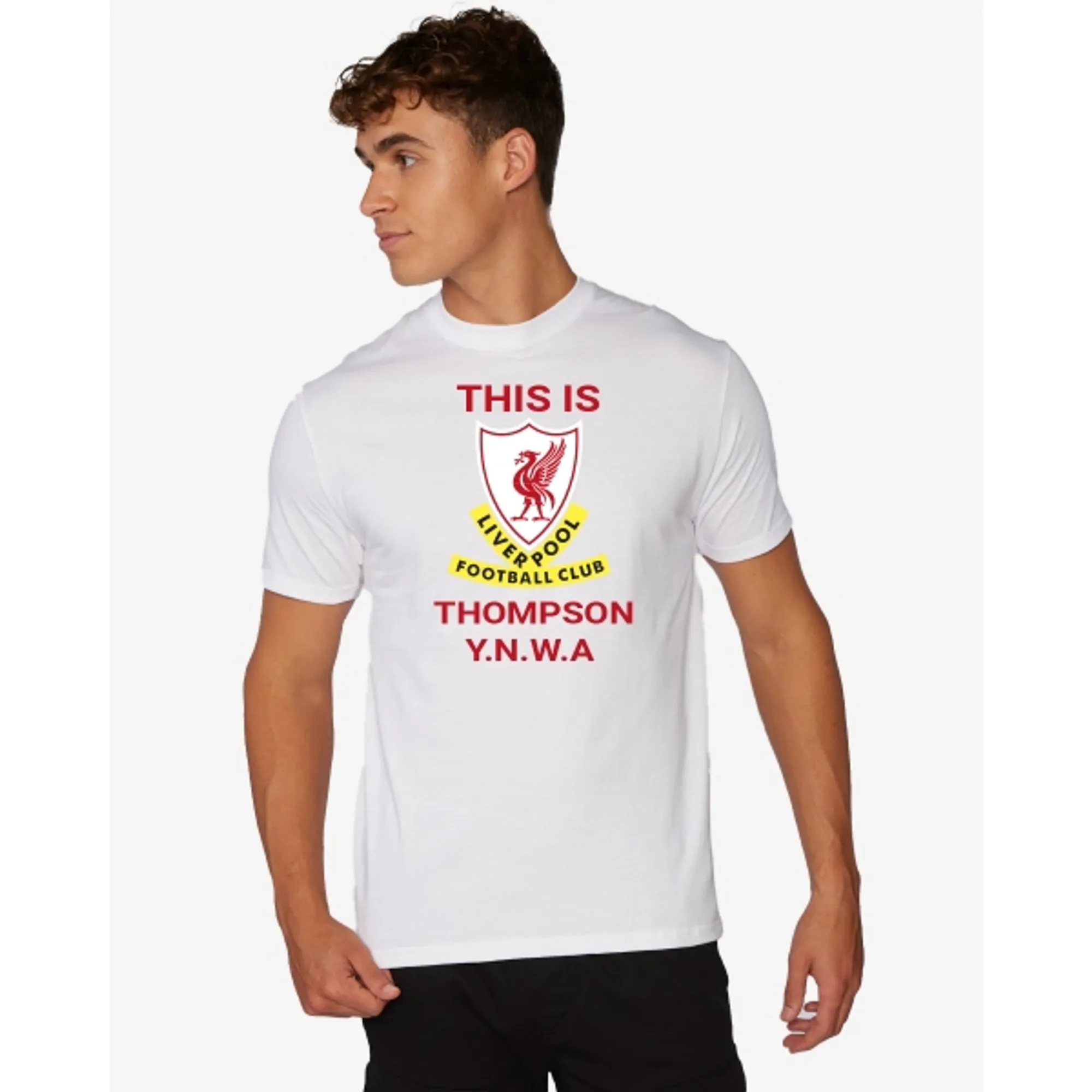 LFC This is Anfield Personalised White Tee