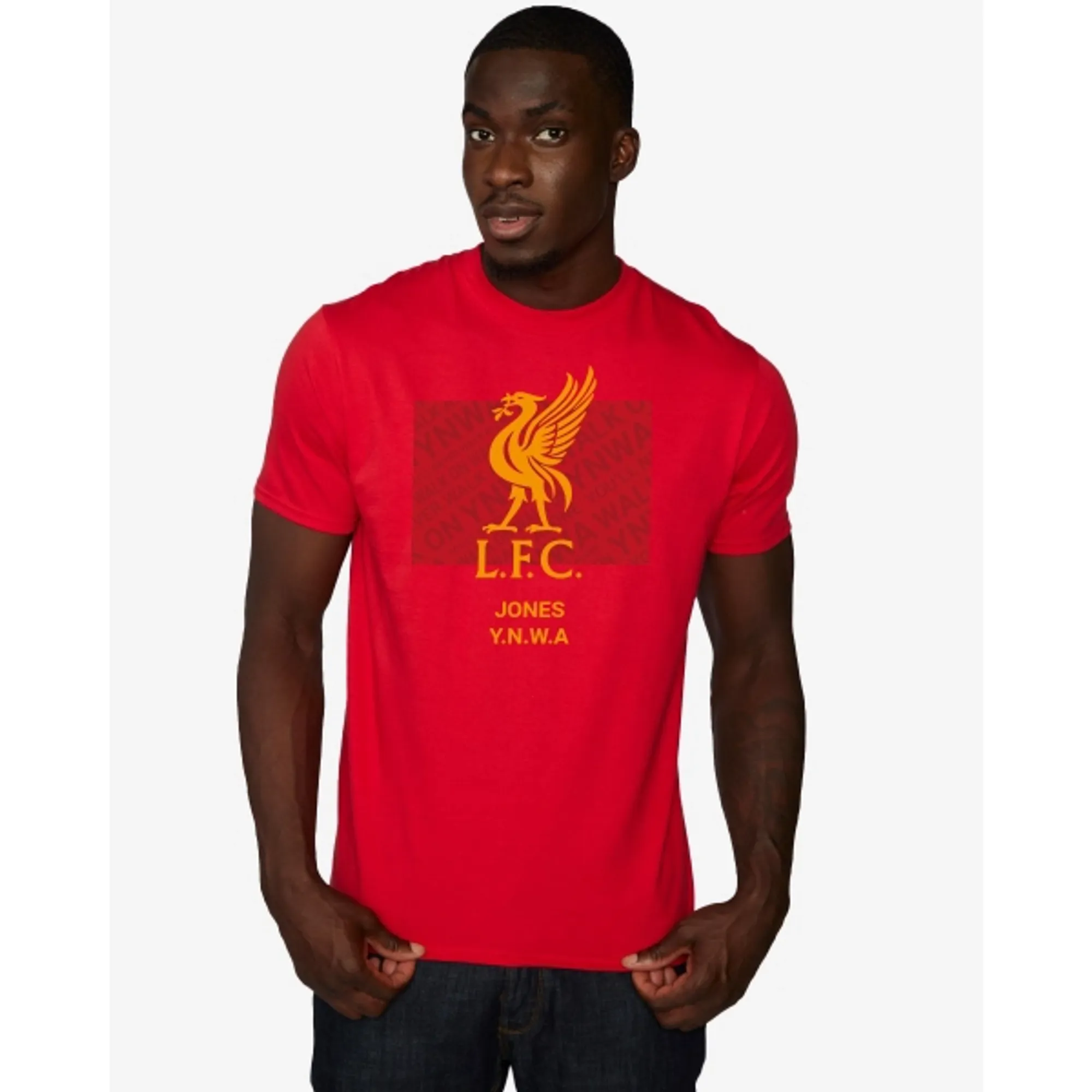 LFC Liverbird Personalised Red Tee