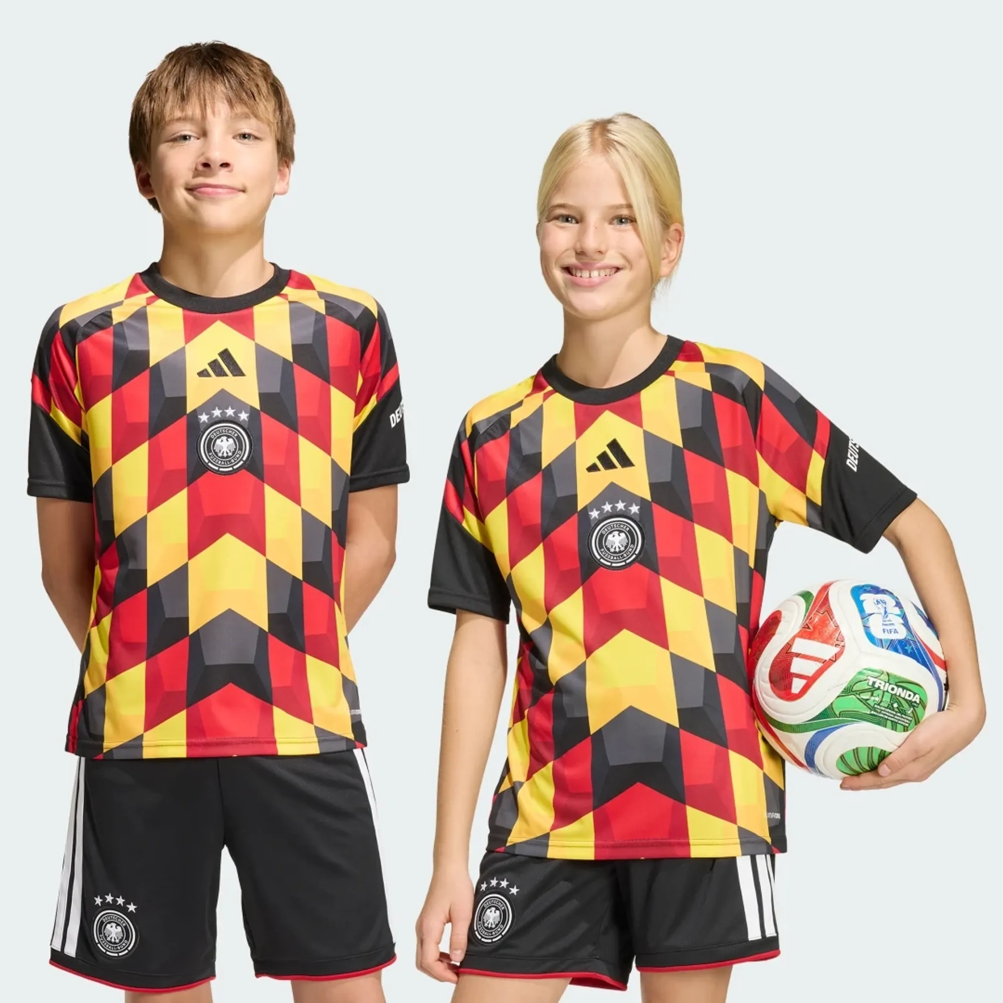 adidas Germany 26 Home Pre Match Kids Jersey