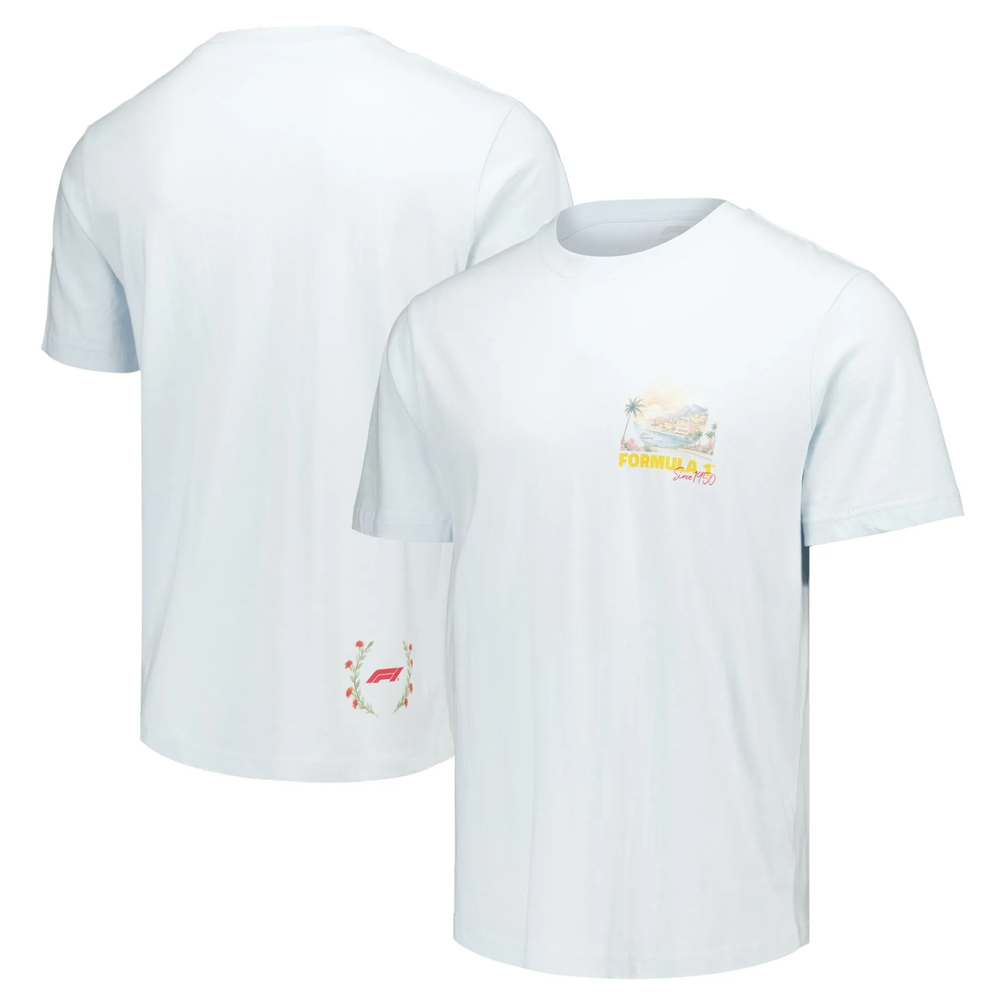 Formula 1 Cote D'Azur Retro Graphic T-Shirt - Blue
