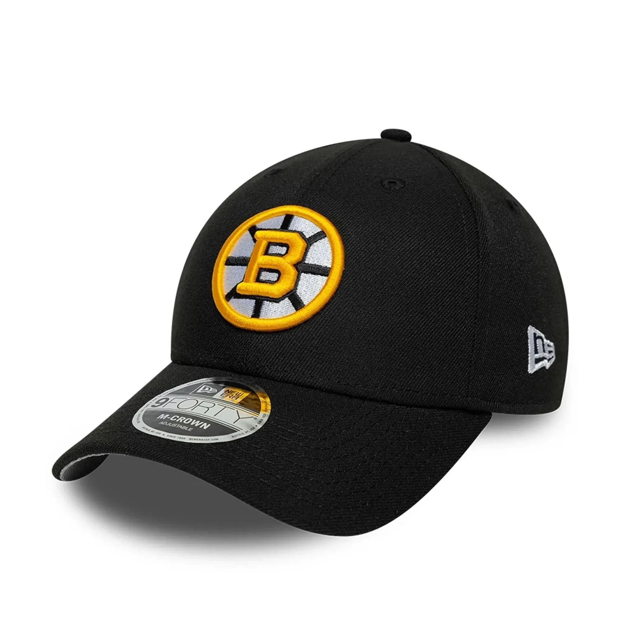 Boston Bruins NHL Team Black 9FORTY M-Crown Adjustable Cap New Era Cap adult unisex