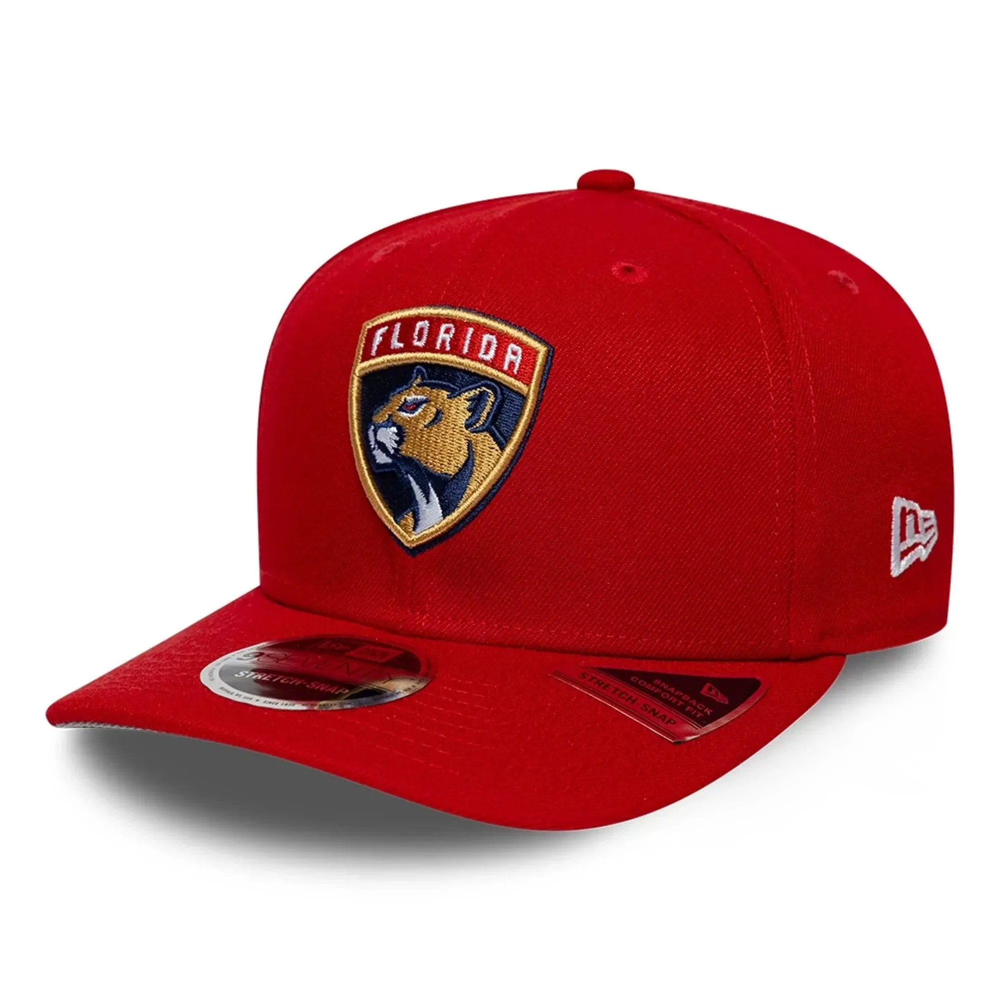 Florida Panthers NHL Team Red 9SEVENTY Stretch Snap Adjustable Cap New Era Cap adult unisex