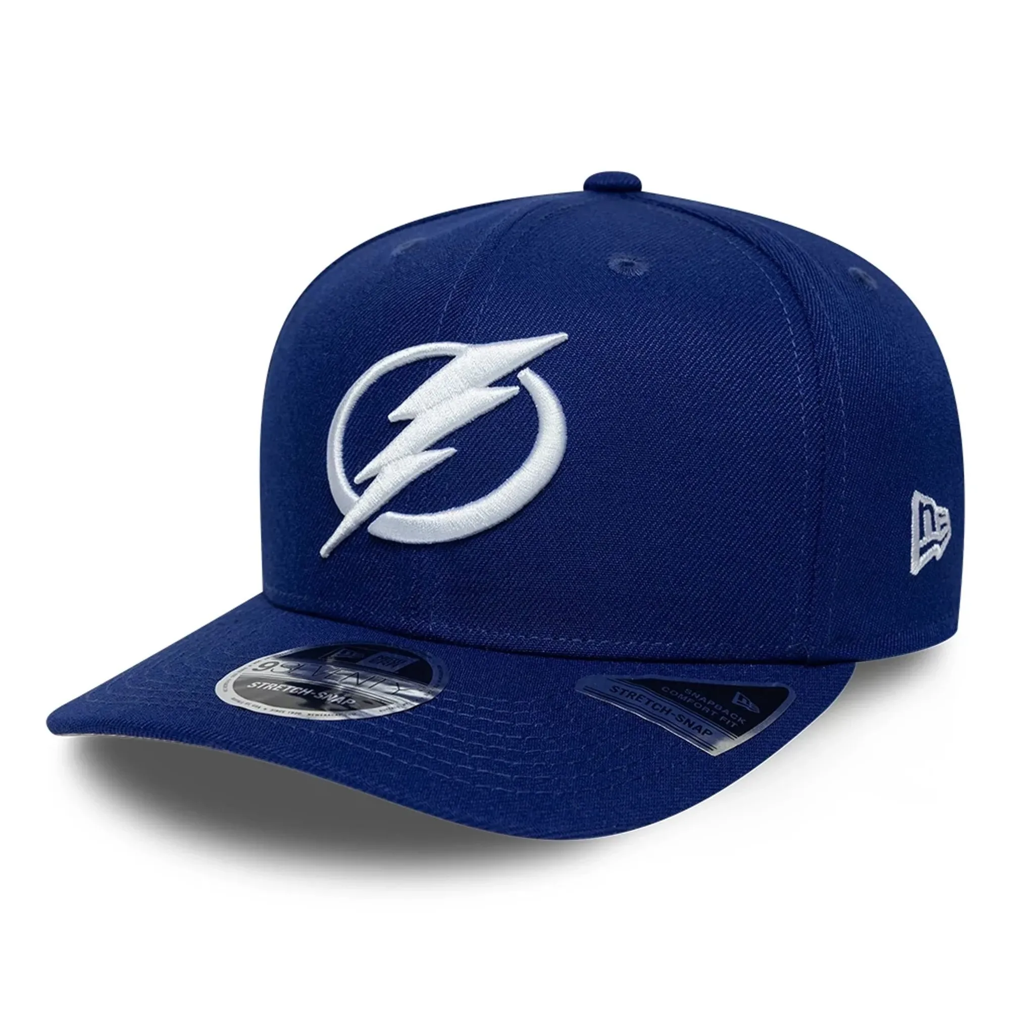 Tampa Bay Lightning NHL Team Blue 9SEVENTY Stretch Snap Adjustable Cap New Era Cap adult unisex