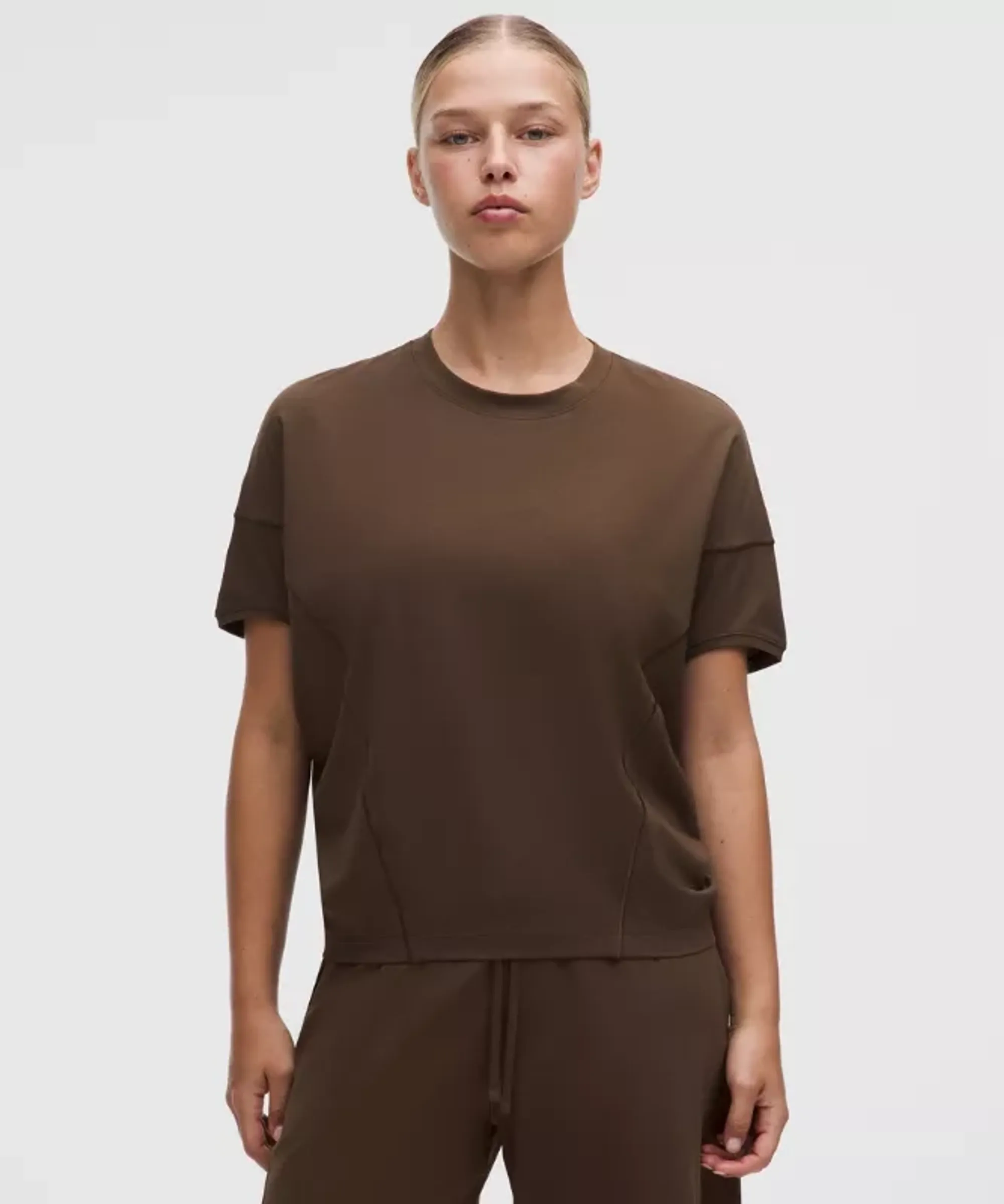 lululemon – Women's -Modal Dolman T-Shirt – Color Brown – Size Large