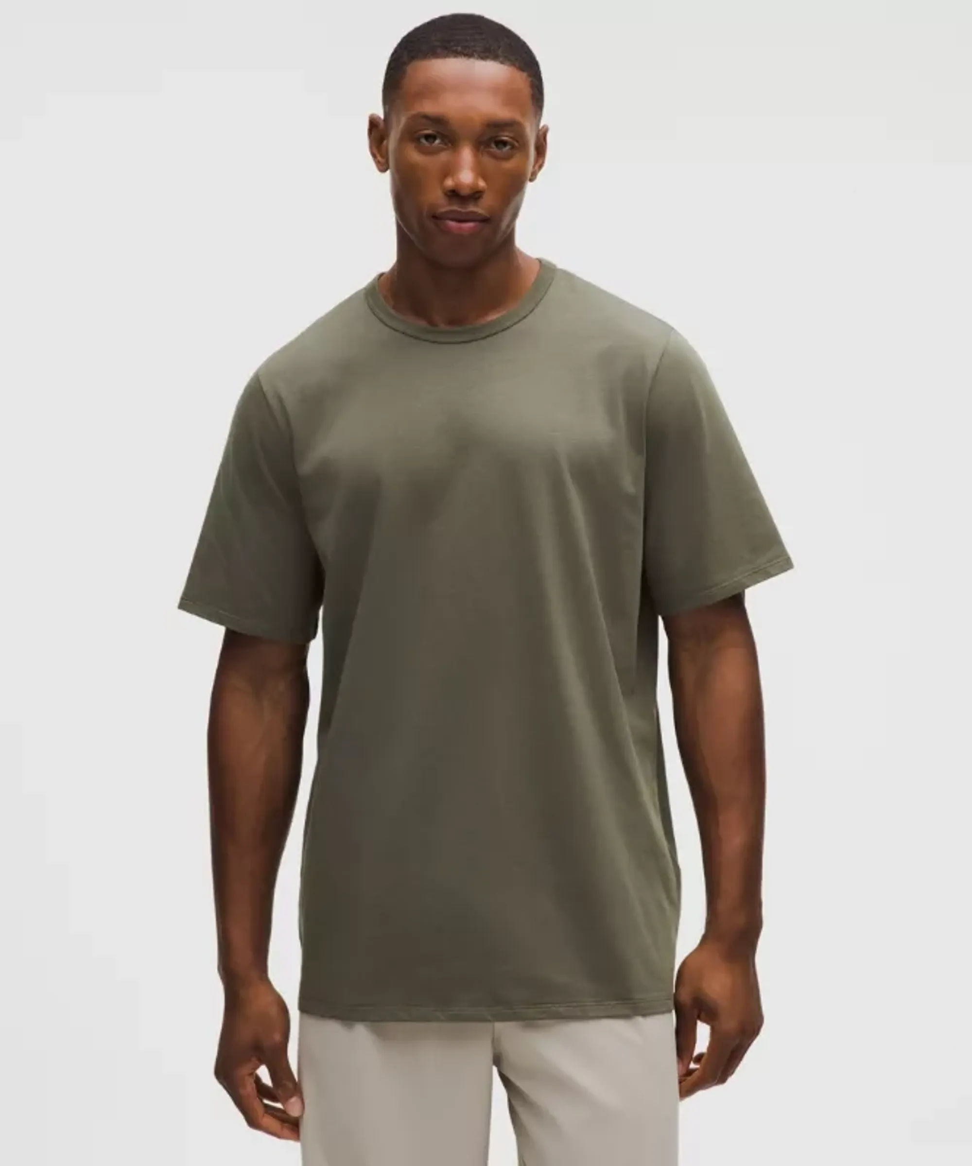 lululemon – Men's Organic Classic-Fit T-Shirt – Color Green – Size Medium