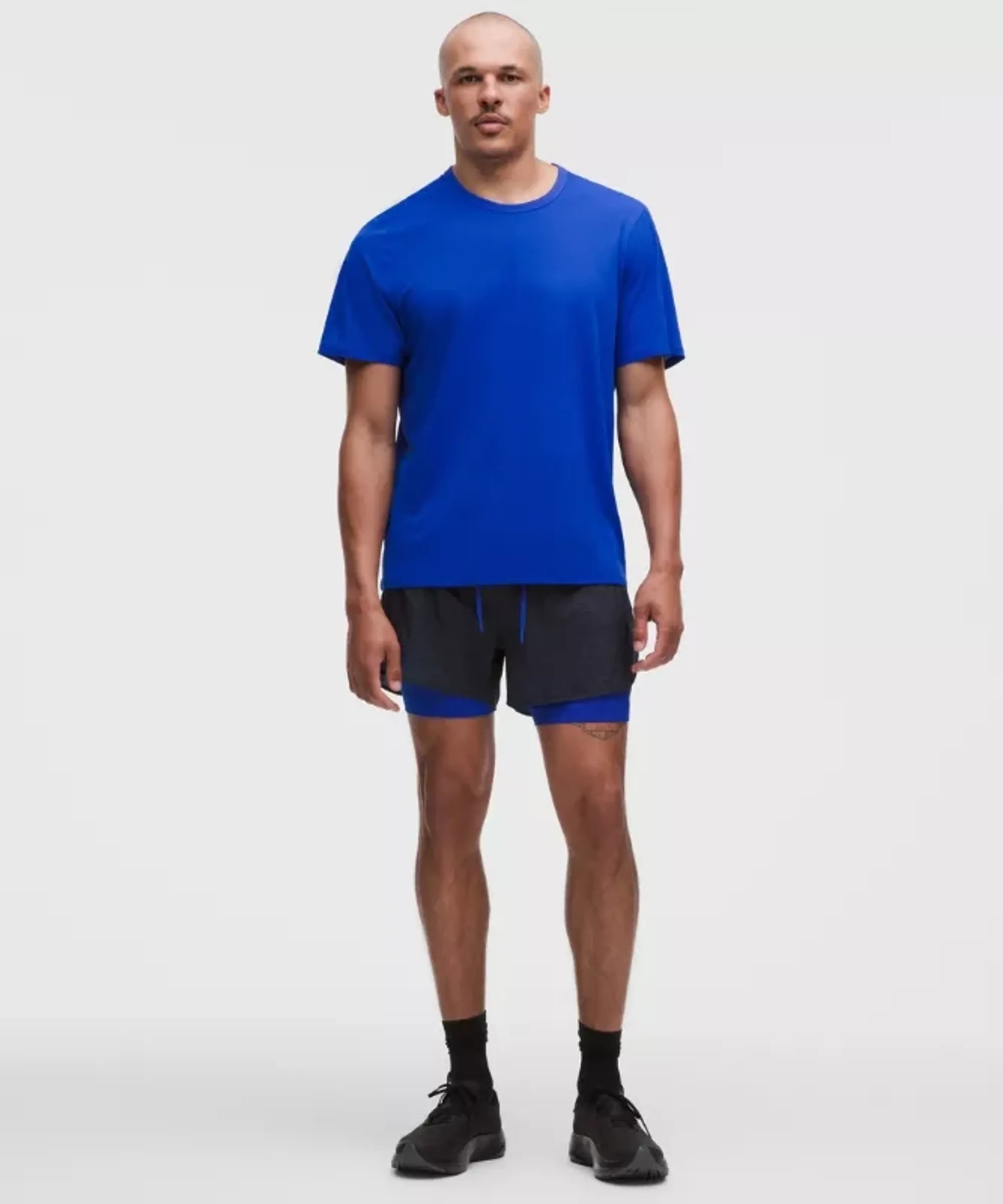 lululemon – Men's Ultralight Lined Running Shorts – 4" – Color Blue – Size Medium