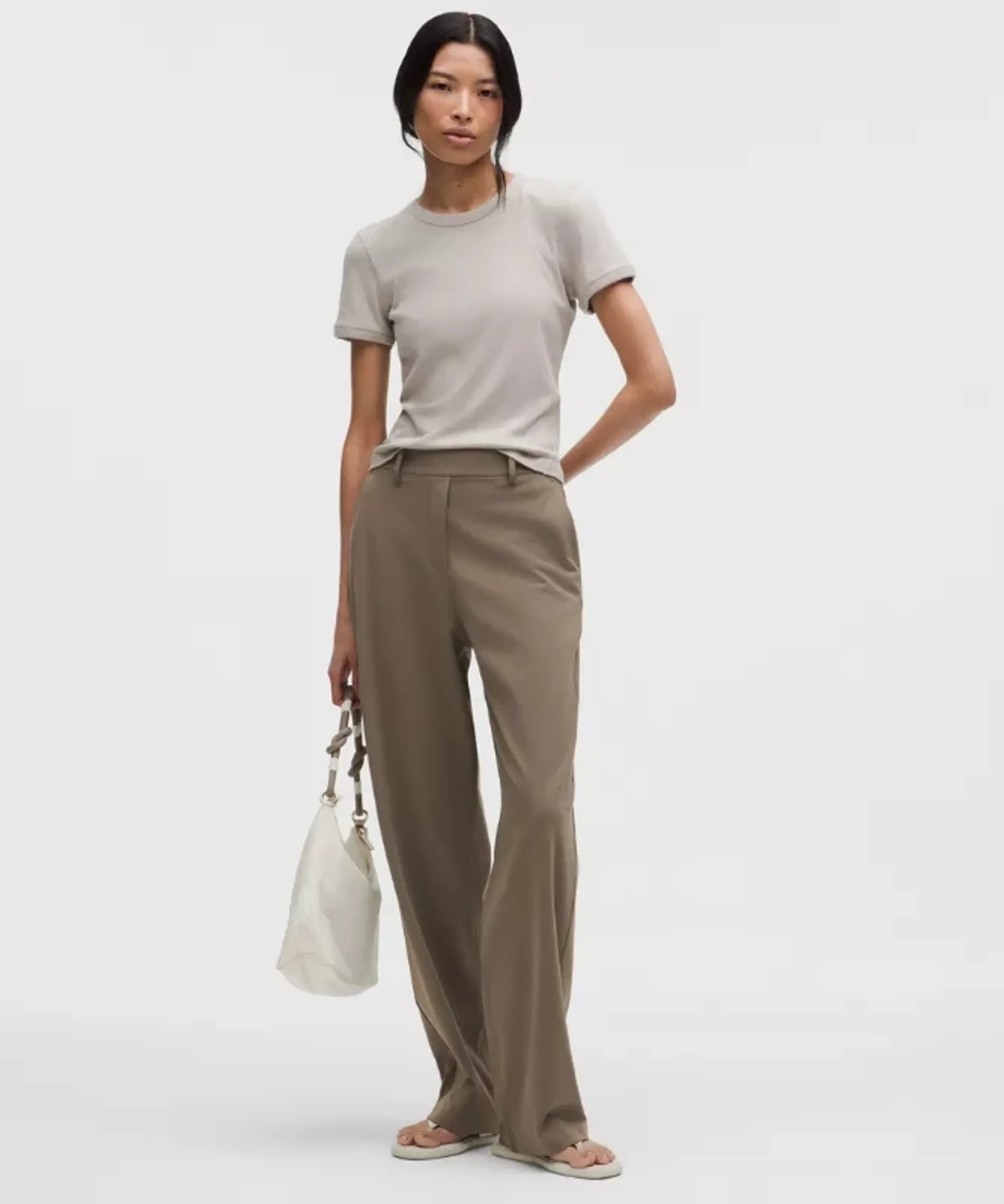 lululemon – Women's Daydrift High-Rise Straight-Leg Trousers Regular – Color Brown – Size 2XS