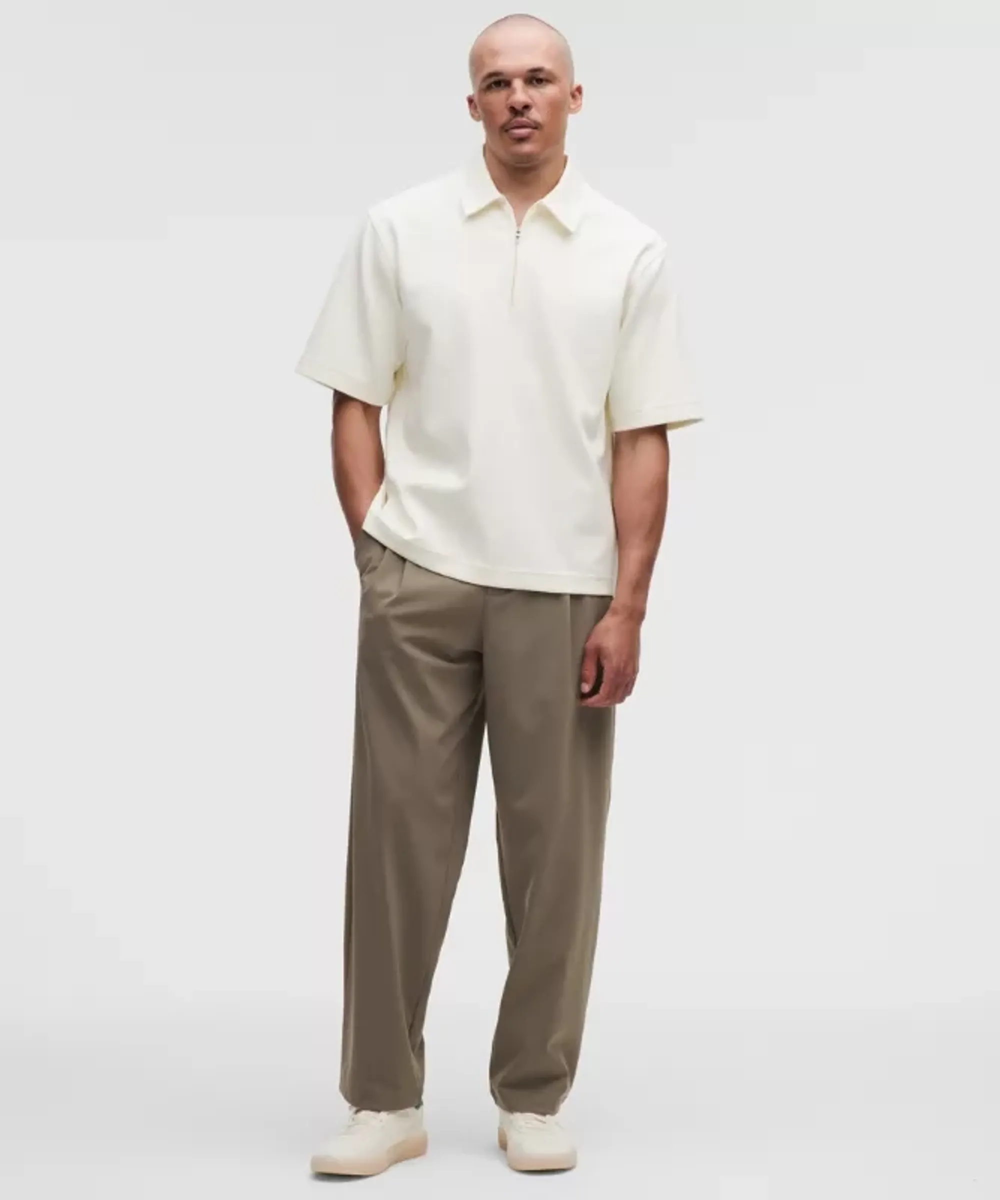 lululemon – Men's Daydrift Relaxed-Fit Pleated Trousers Regular – Color Brown – Size Large