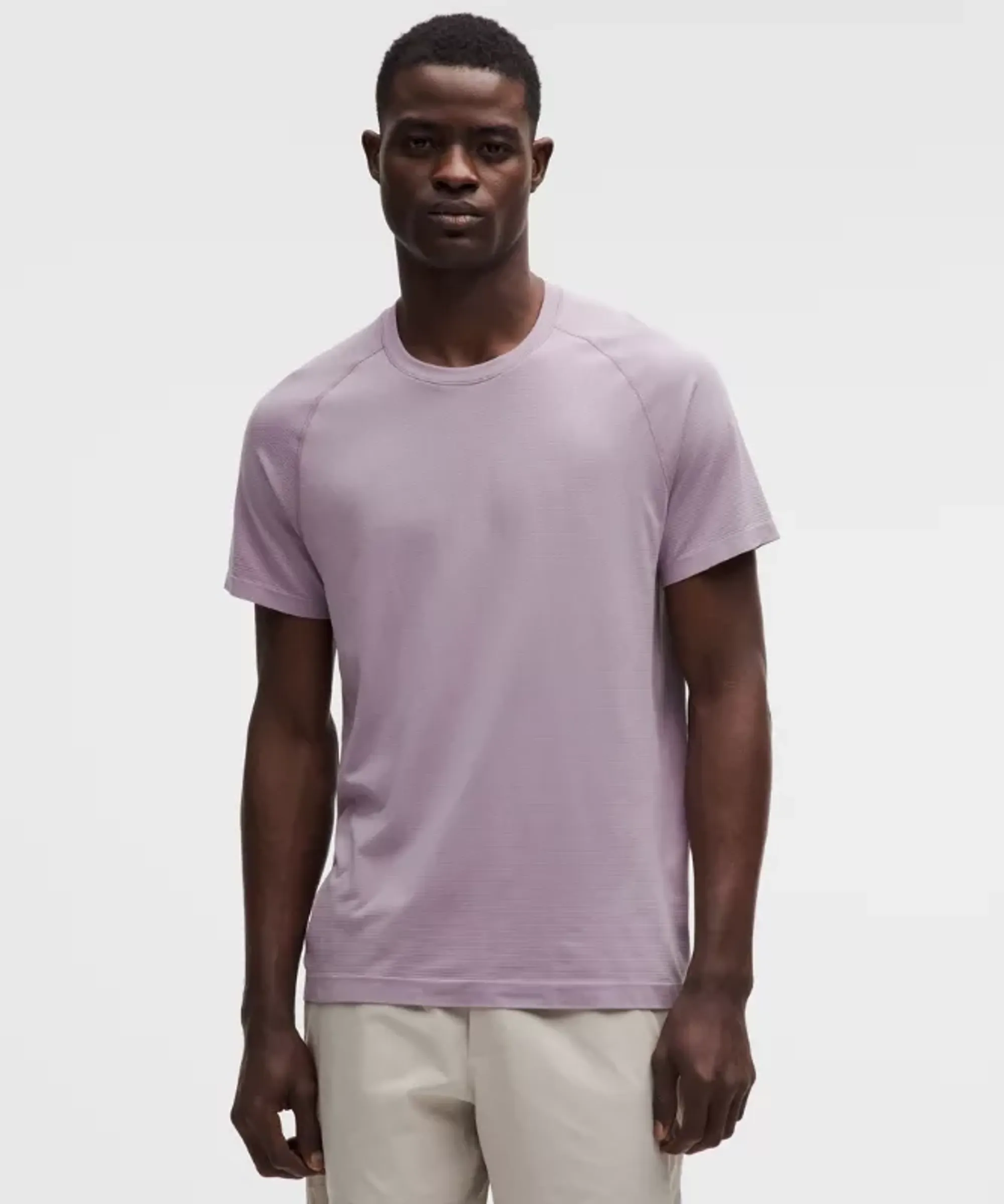 lululemon – Men's Metal Vent Tech Short-Sleeve Shirt – Color Purple/Pastel – Size XL