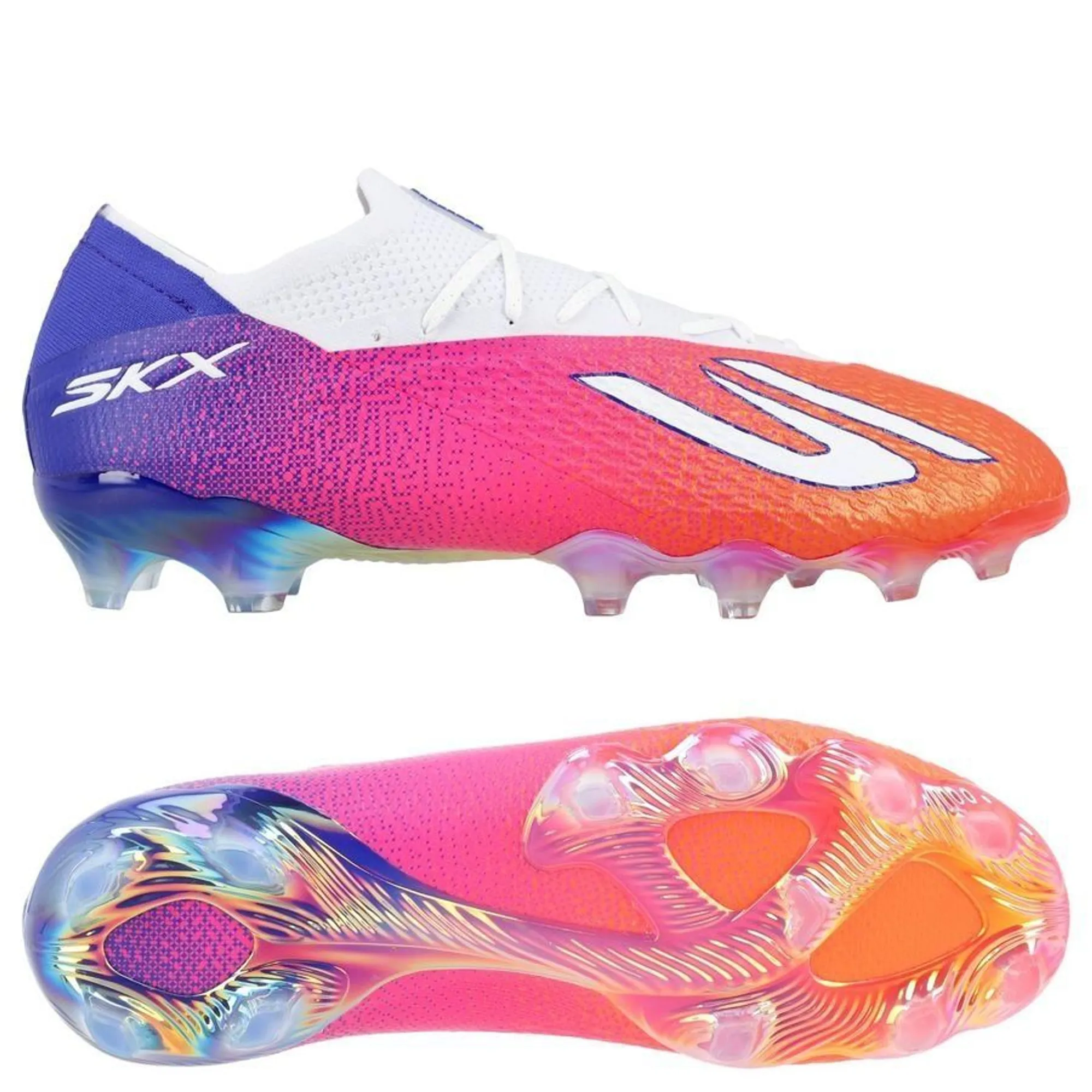 Skechers SKX_2 Elite FG Shoes in Black/Blue/Pink