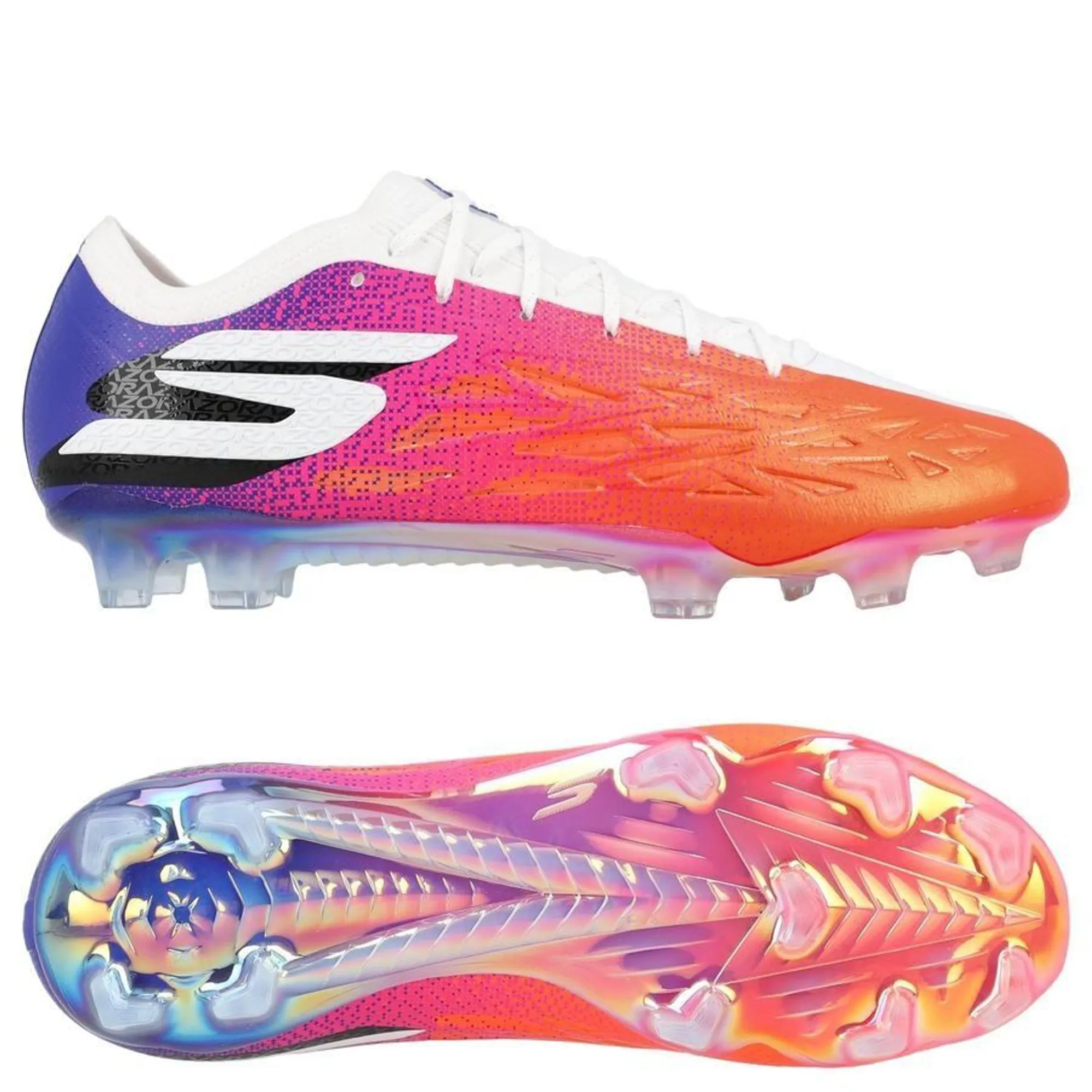Skechers Razor 2 Elite FG Sneaker in Black/Blue/Pink
