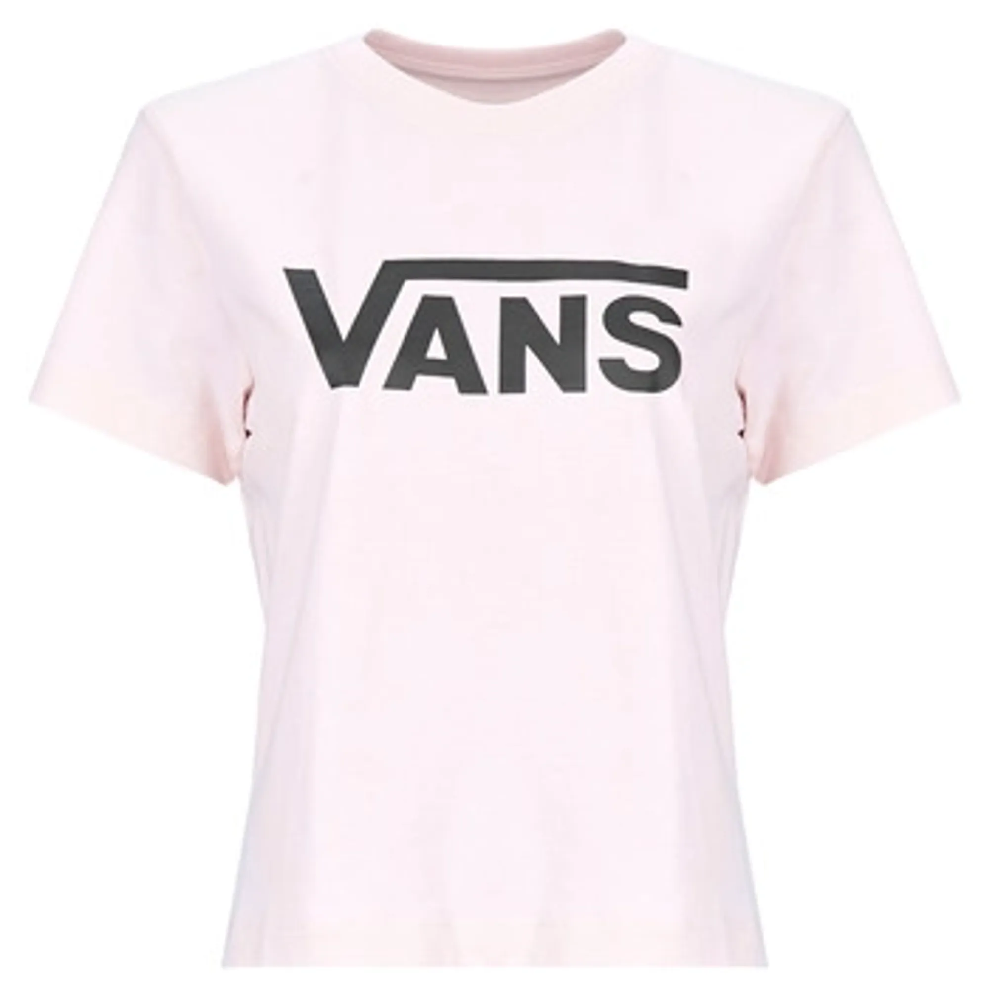 Vans  FLYING V CREW SS TEE  women's T shirt in Pink