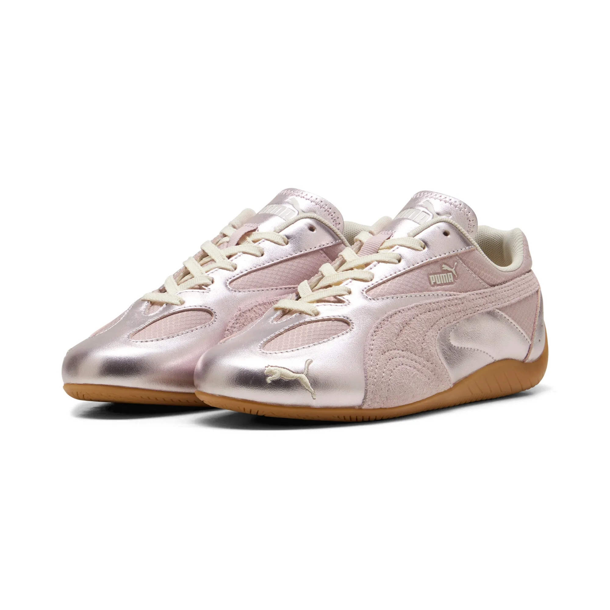 PUMA Speedcat Lou Metallic Sneakers Women in Pink | Size 4.5