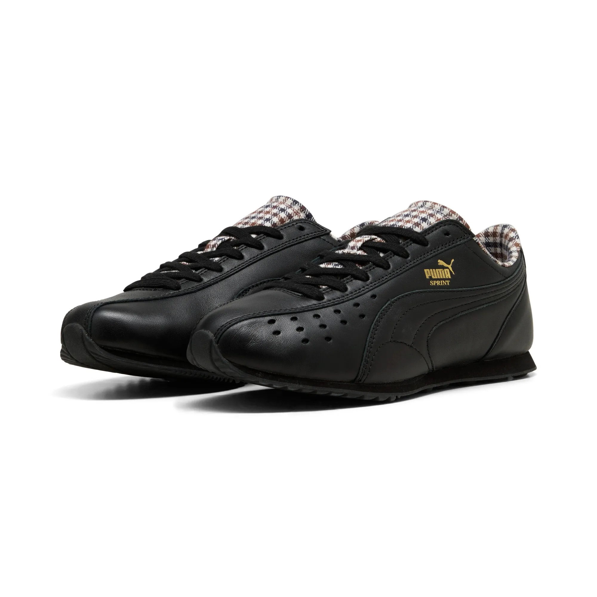 PUMA Sprint Check Sneakers Unisex in Black | Size 13