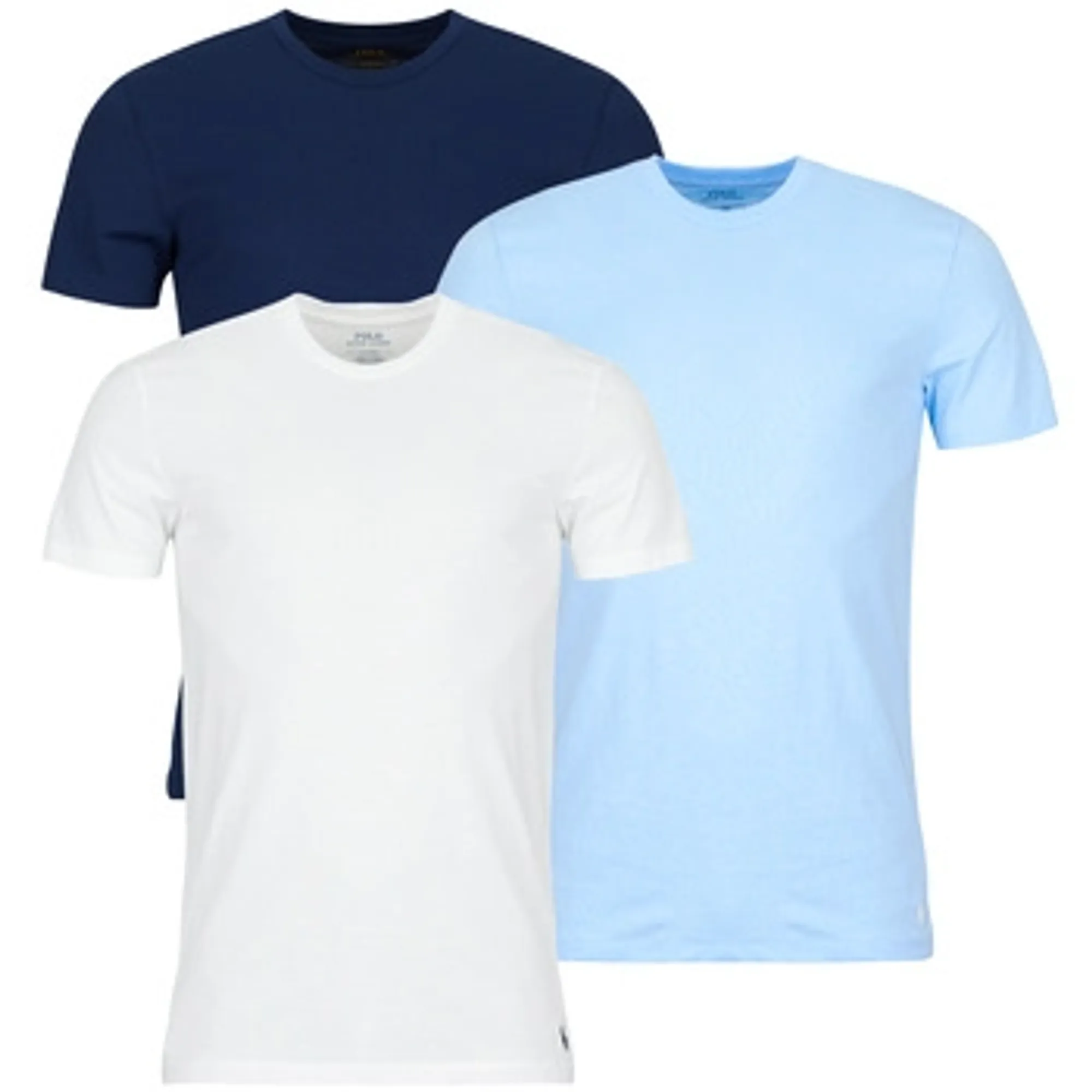Polo Ralph Lauren  S/S CREW-3 PACK-CREW UNDERSHIRT  men's T shirt in Multicolour
