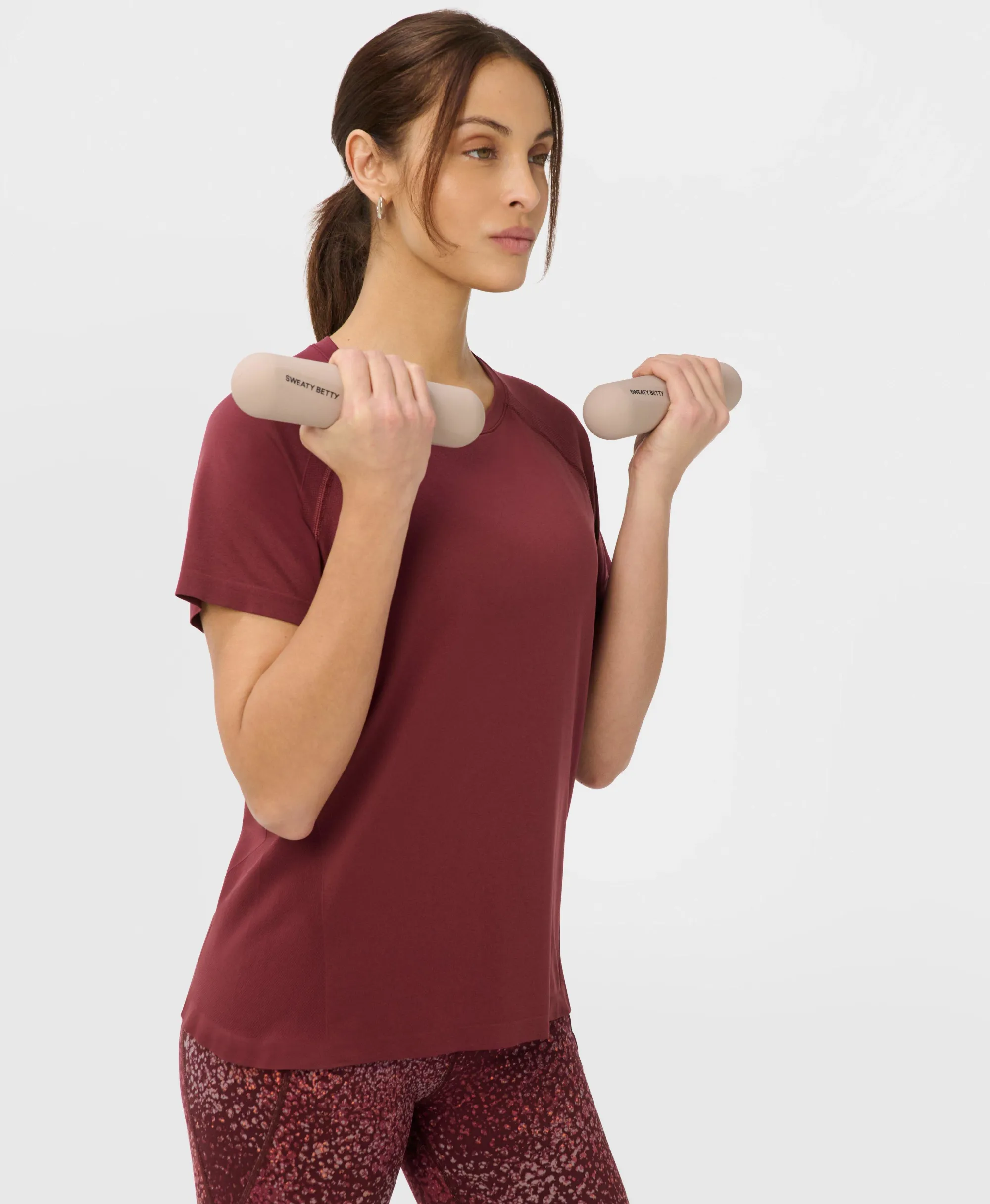 Sweaty Betty Athlete Featherweight Seamless T-Shirt, Red, Women's L