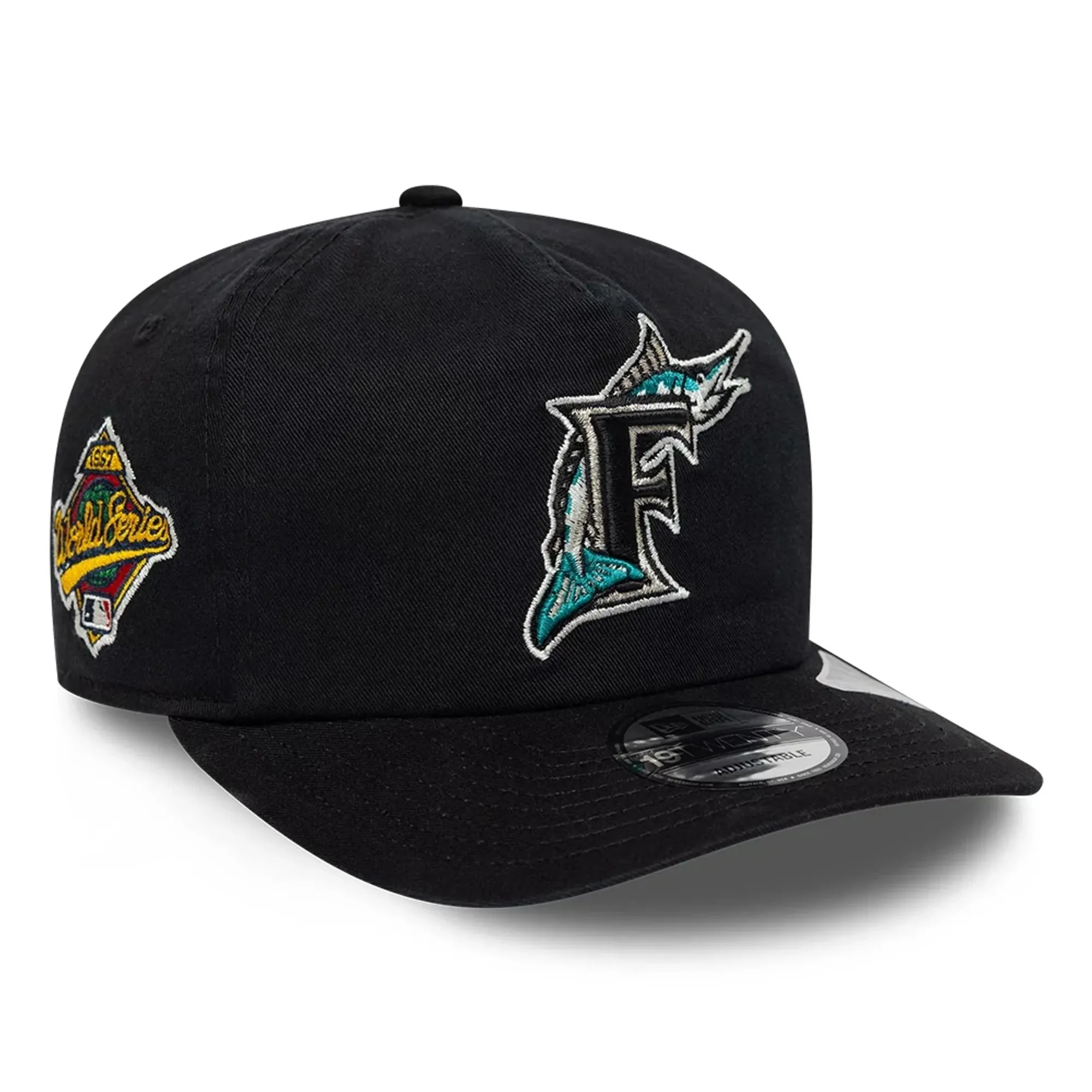 Miami Marlins MLB Championship Black 19TWENTY Adjustable Cap New Era Cap adult unisex