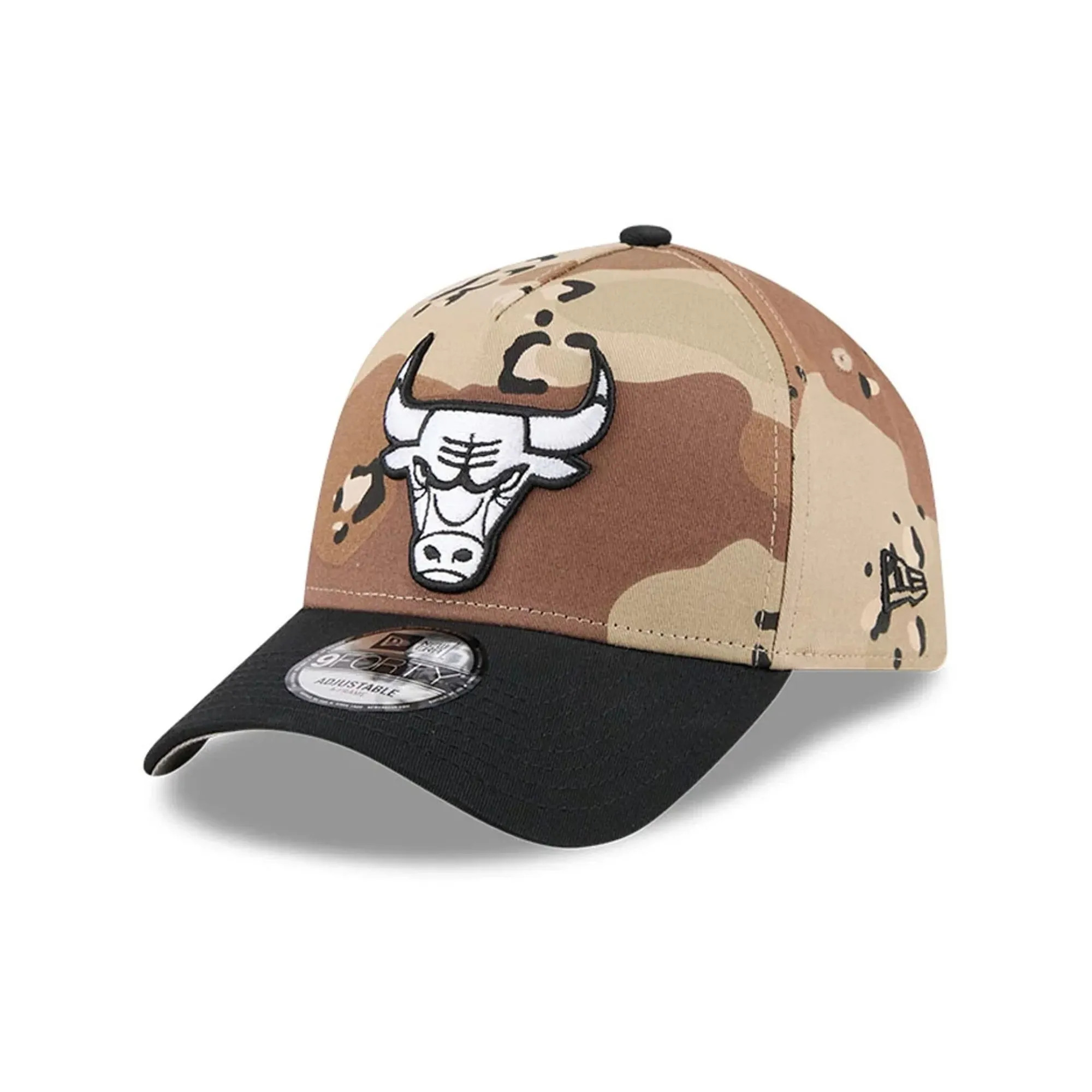 Chicago Bulls NBA Desert 2 Tone Beige 9FORTY A-Frame Adjustable Cap New Era Cap adult unisex