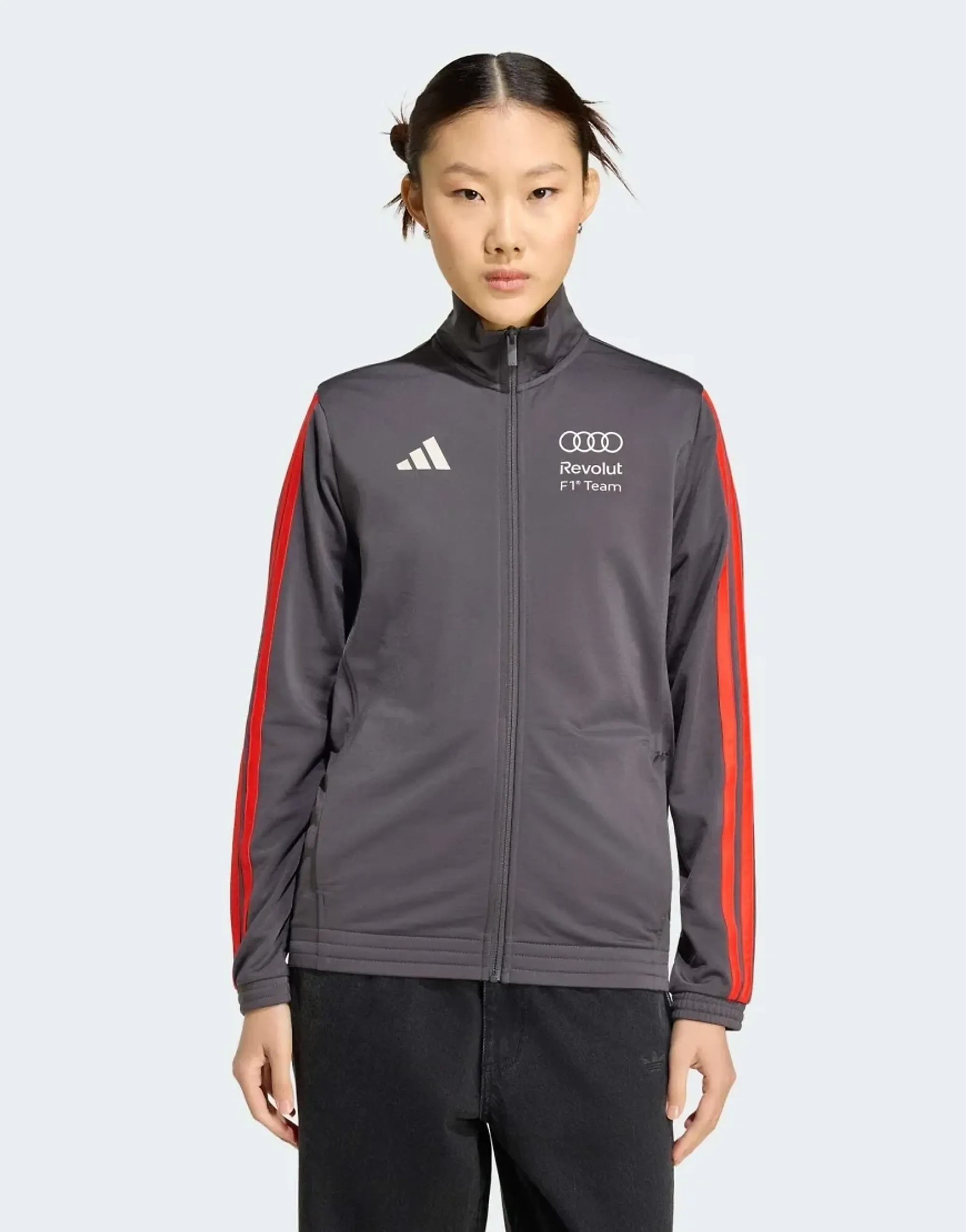 Adidas Performance Audi Formula One Team Dna Track Top In Utility Black