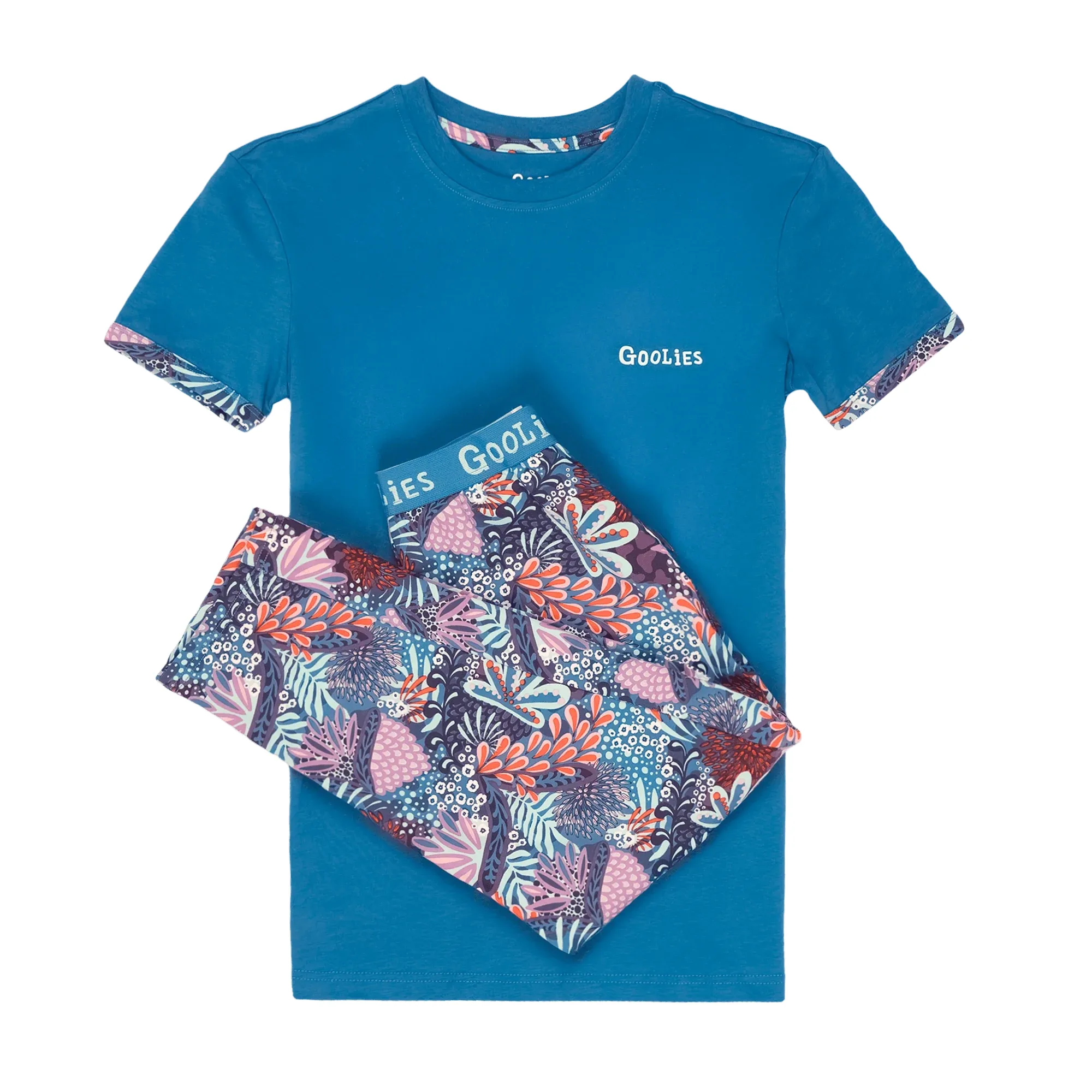 Coral - Kids Long Pyjamas Set (T-Shirt & Trousers)