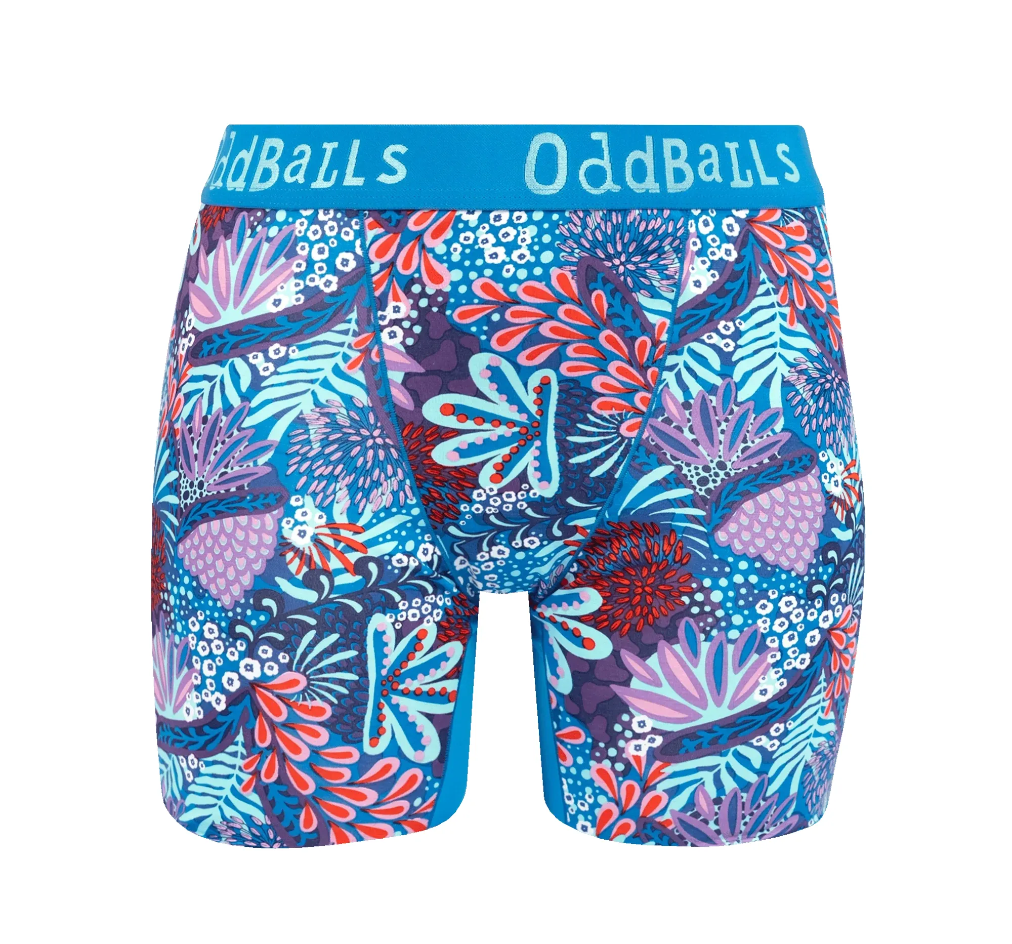 Coral - Ladies Bamboo Boxer Shorts