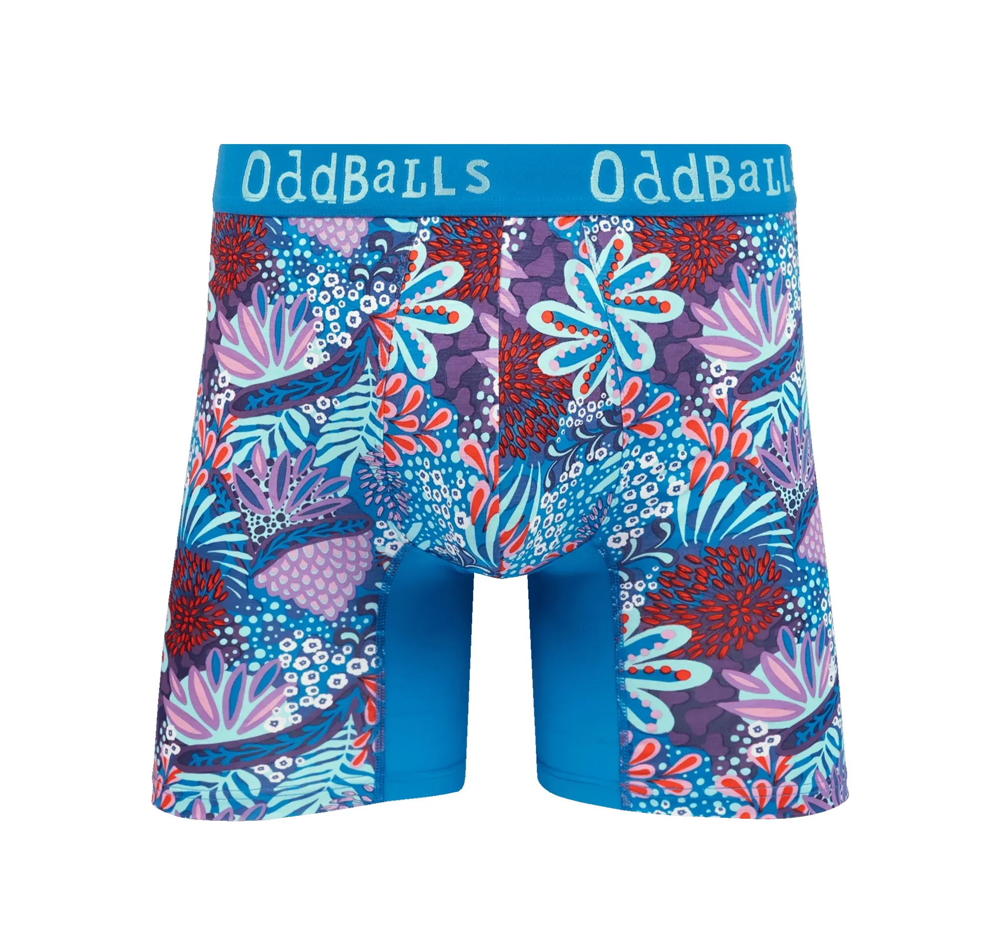 Coral - Mens Bamboo Boxer Shorts