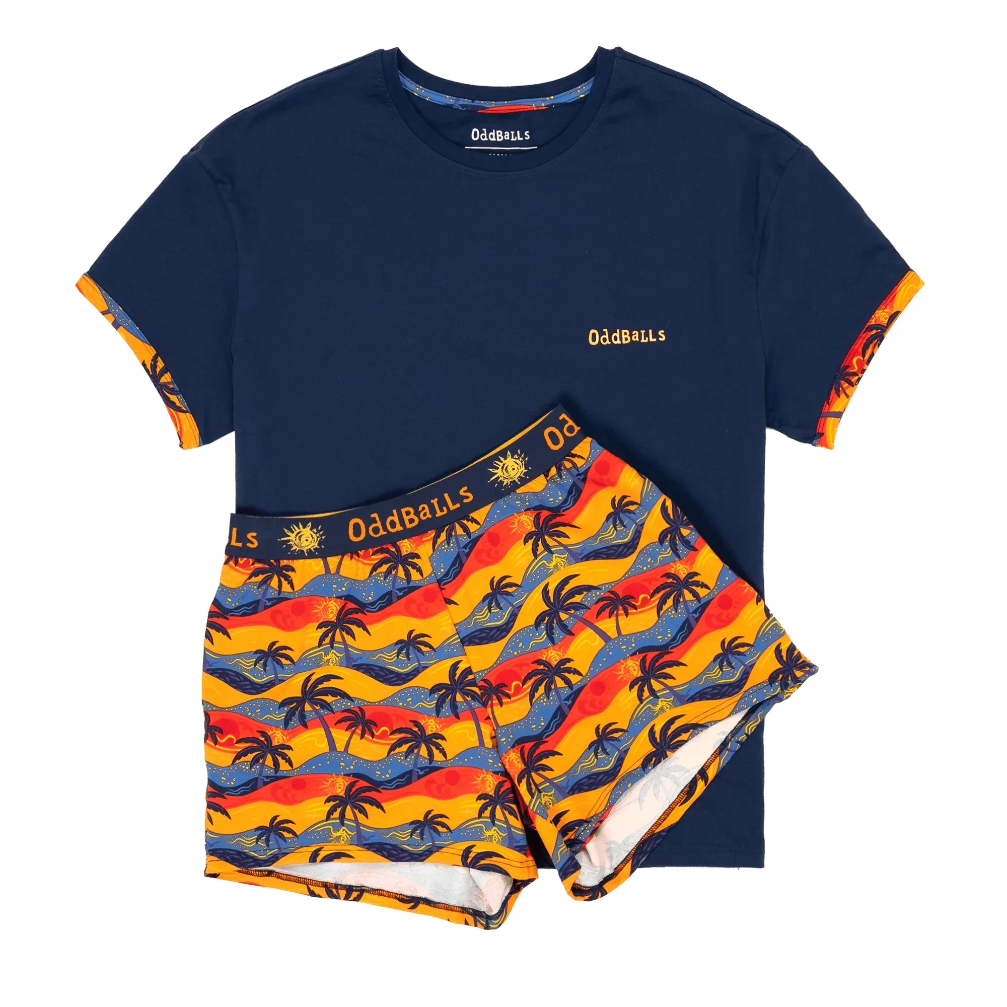 Oasis - Women's Short Pyjamas Set (T-Shirt & Shorts)