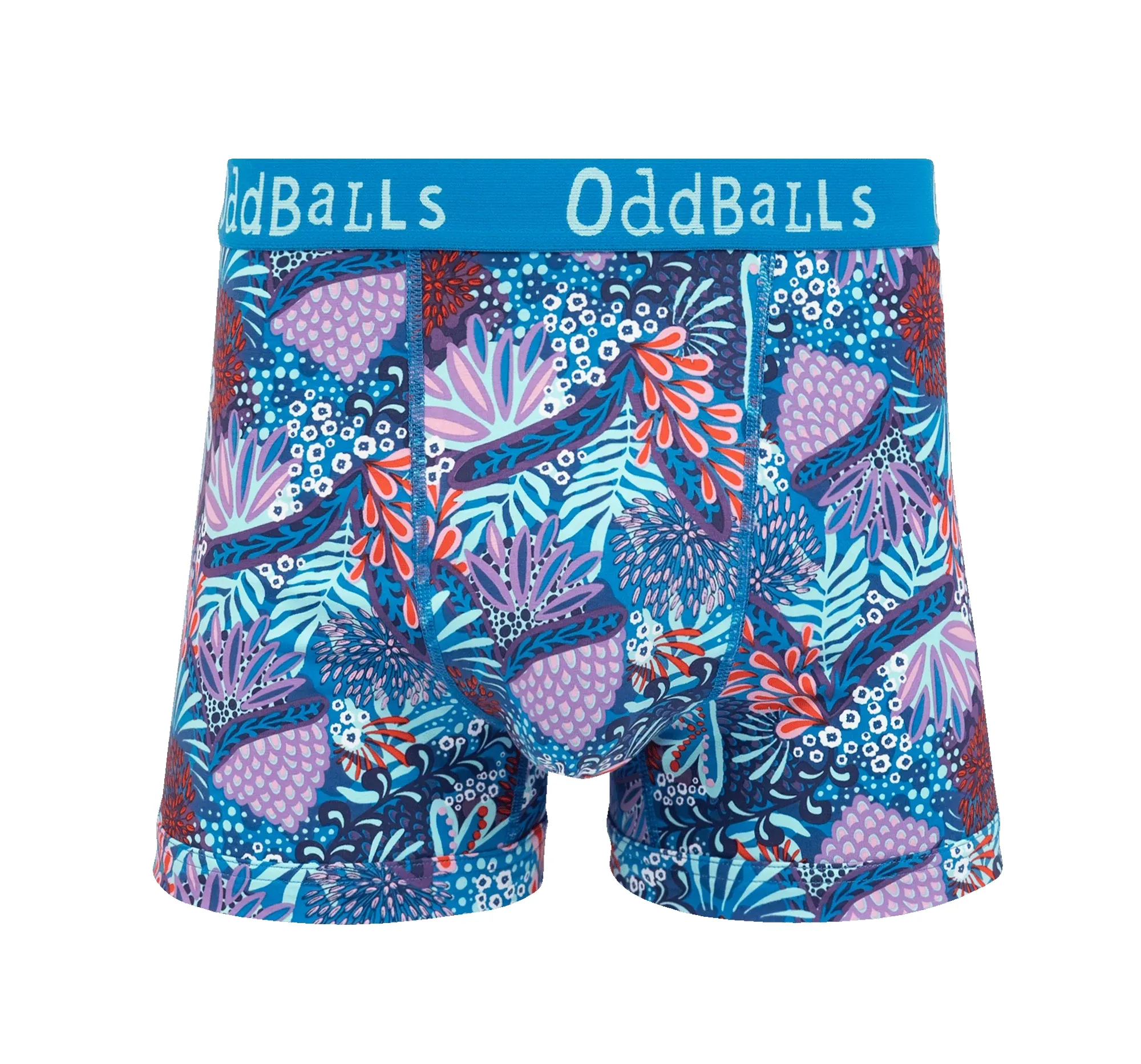 Coral - Mens Cotton Boxer Shorts