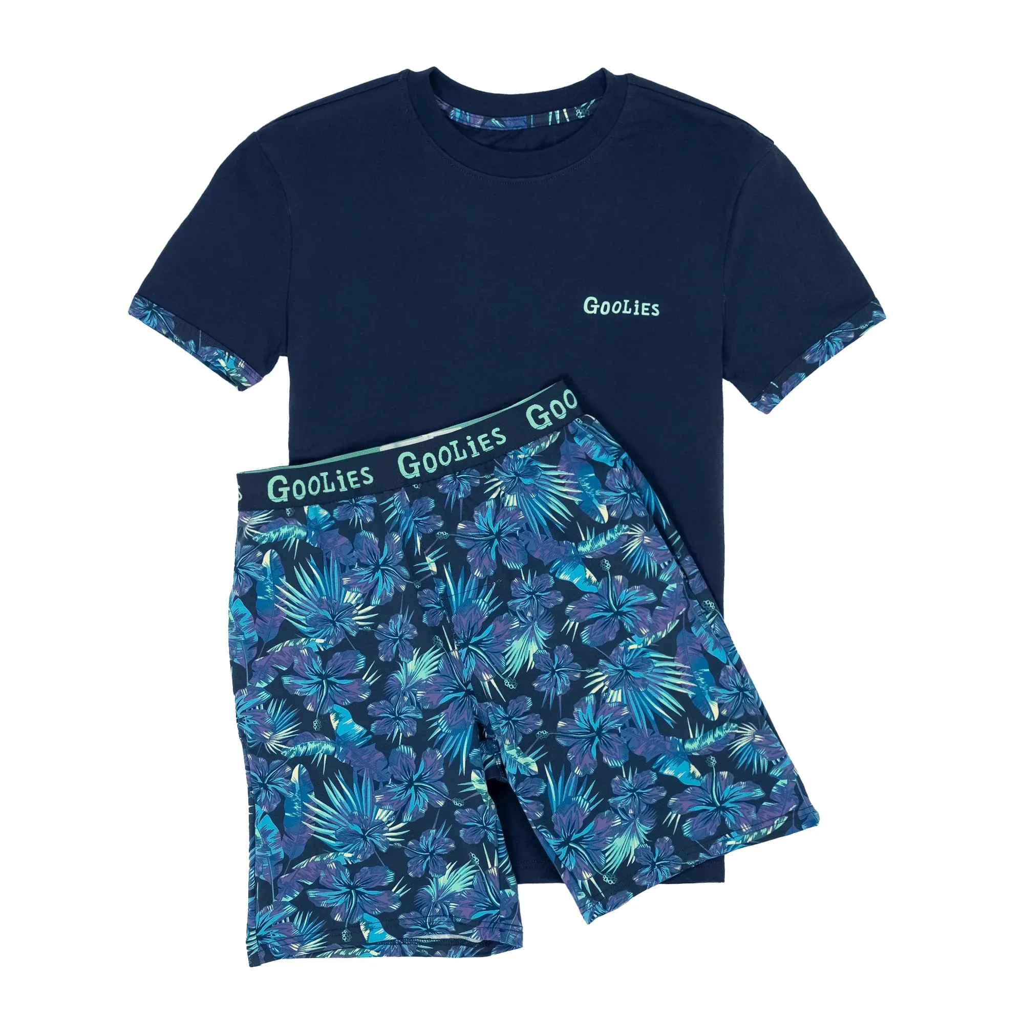 Tropical - Kids Short Pyjamas Set (T-Shirt & Shorts)