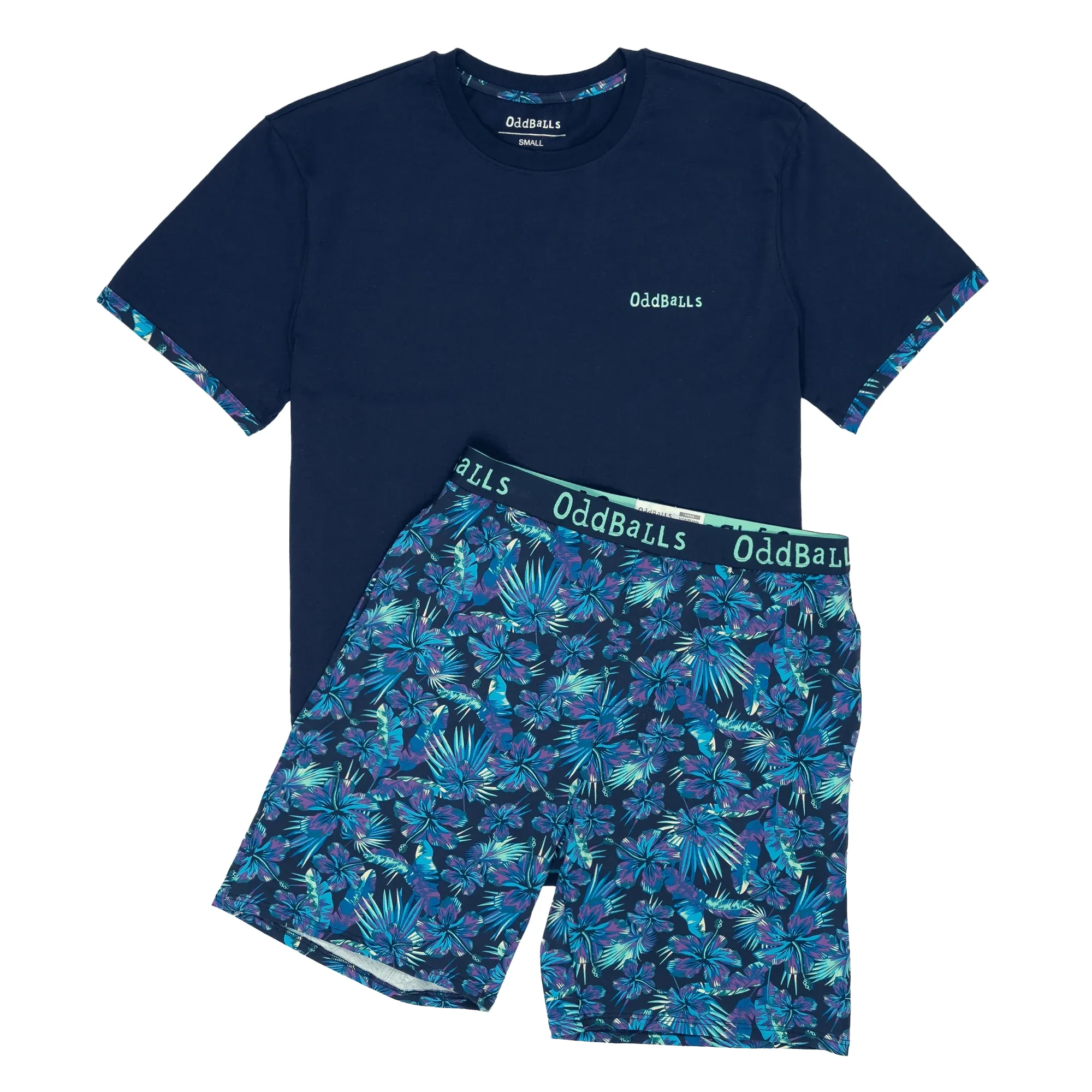 Tropical - Men's Short Pyjamas Set (T-Shirt & Shorts)