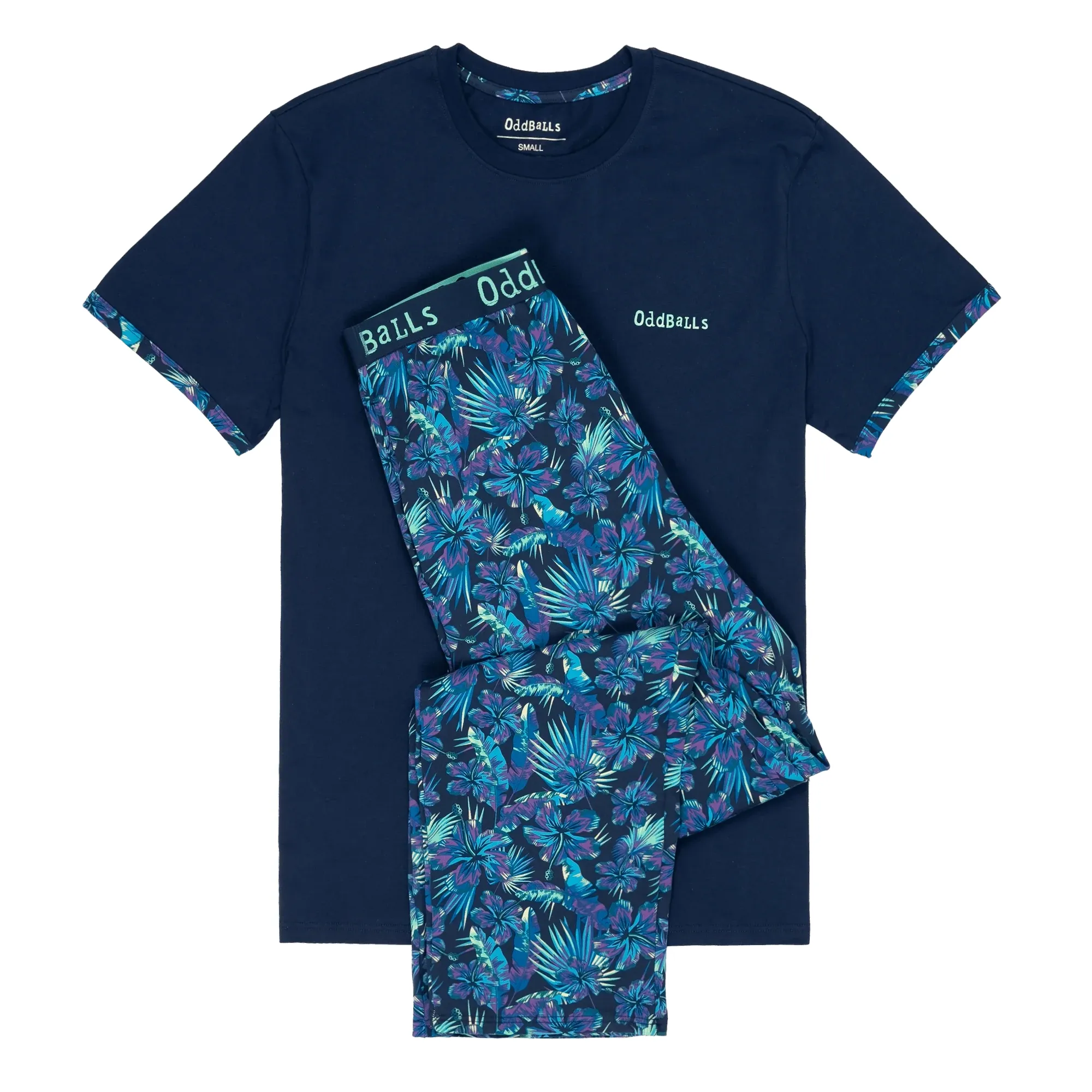 Tropical - Men's Long Pyjamas Set (T-Shirt & Trousers)