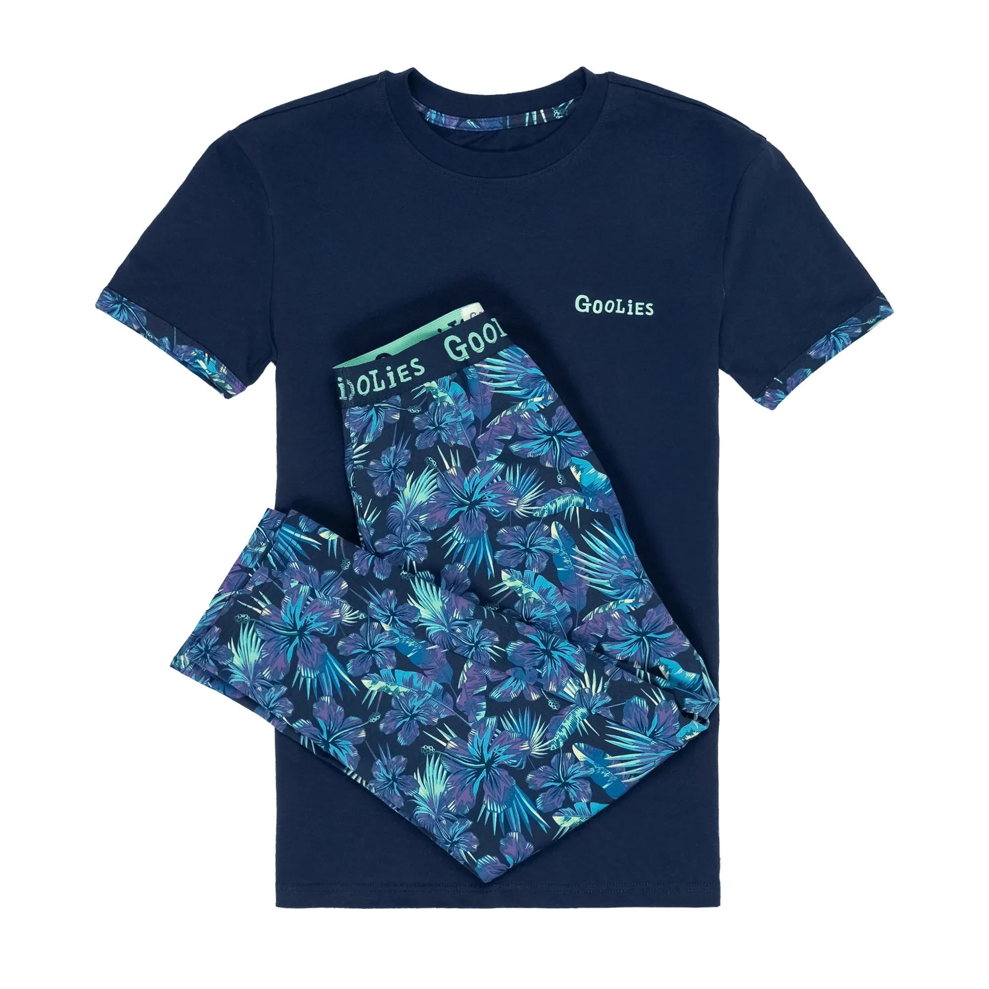 Tropical - Kids Long Pyjamas Set (T-Shirt & Trousers)