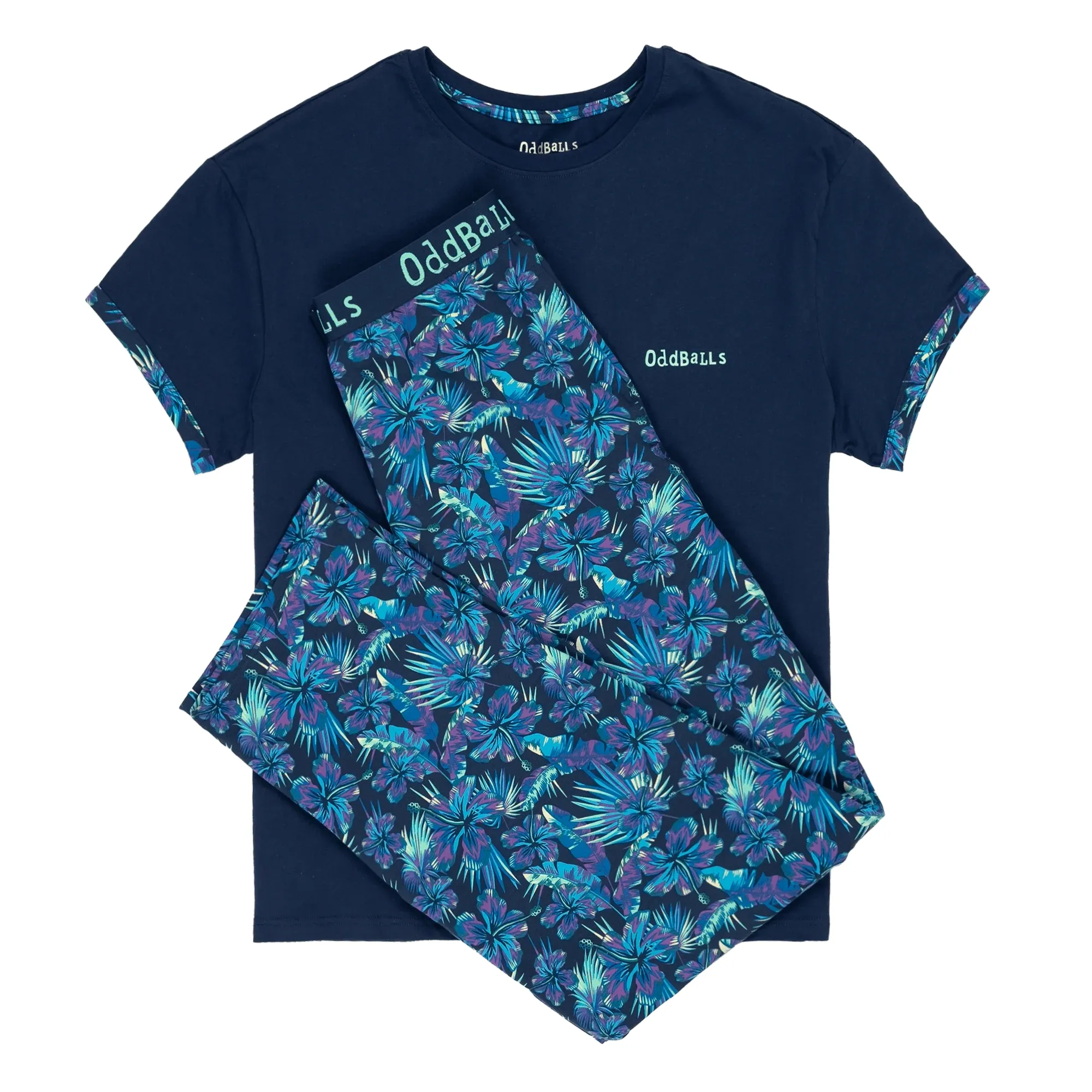 Tropical - Women's Long Pyjamas Set (T-Shirt & Trousers)