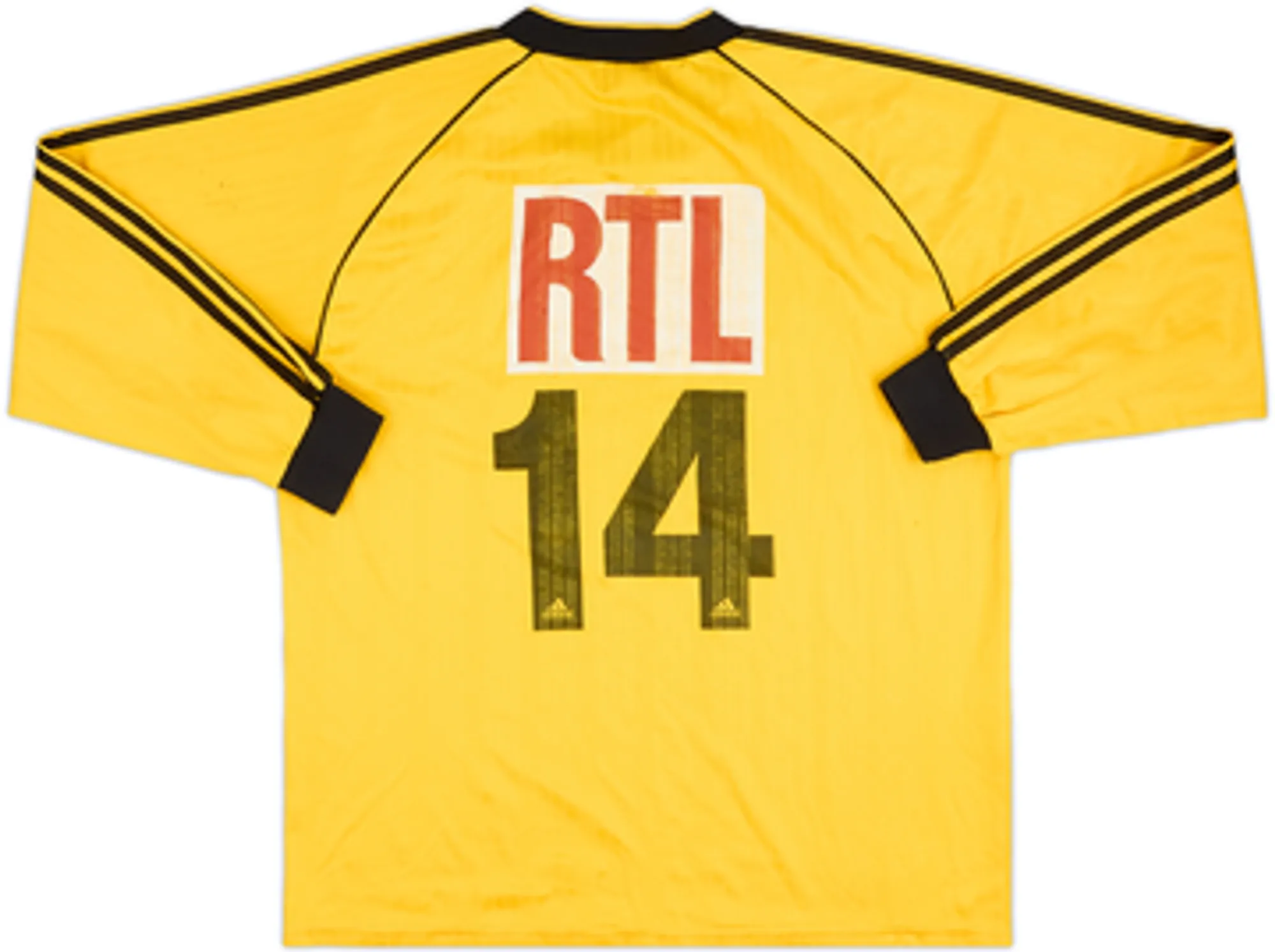 1999-00 Coupe de France Away L/S Shirt #14 - 5/10 - (XL)