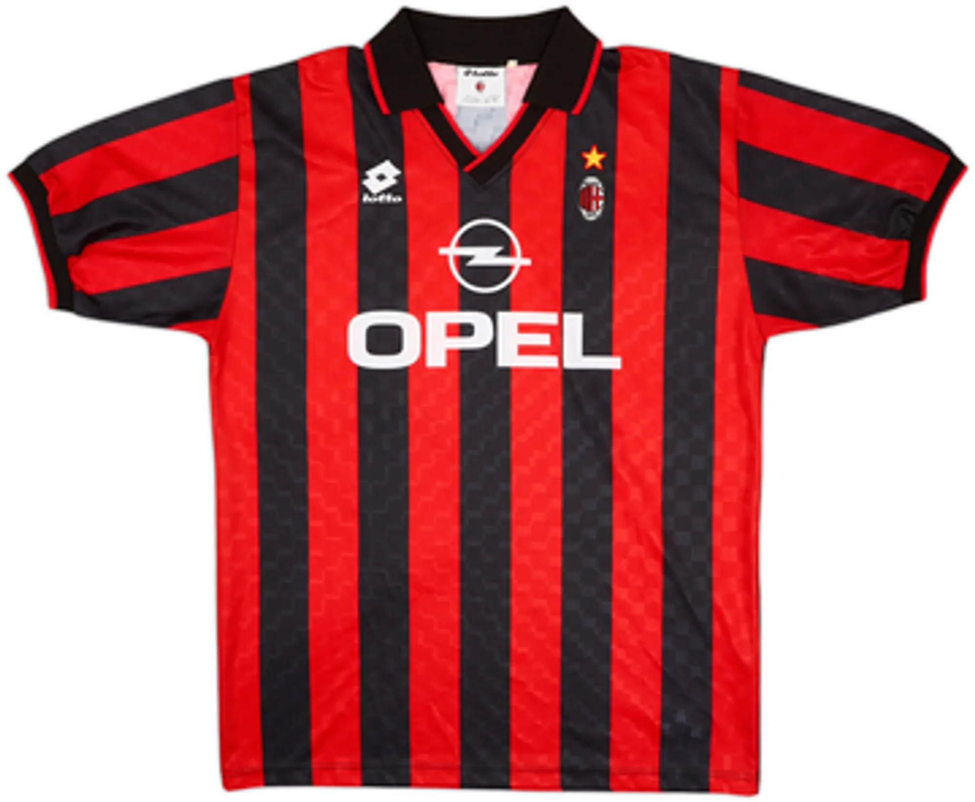 1995-96 AC Milan Home Shirt Weah #9 - 10/10 - (L)