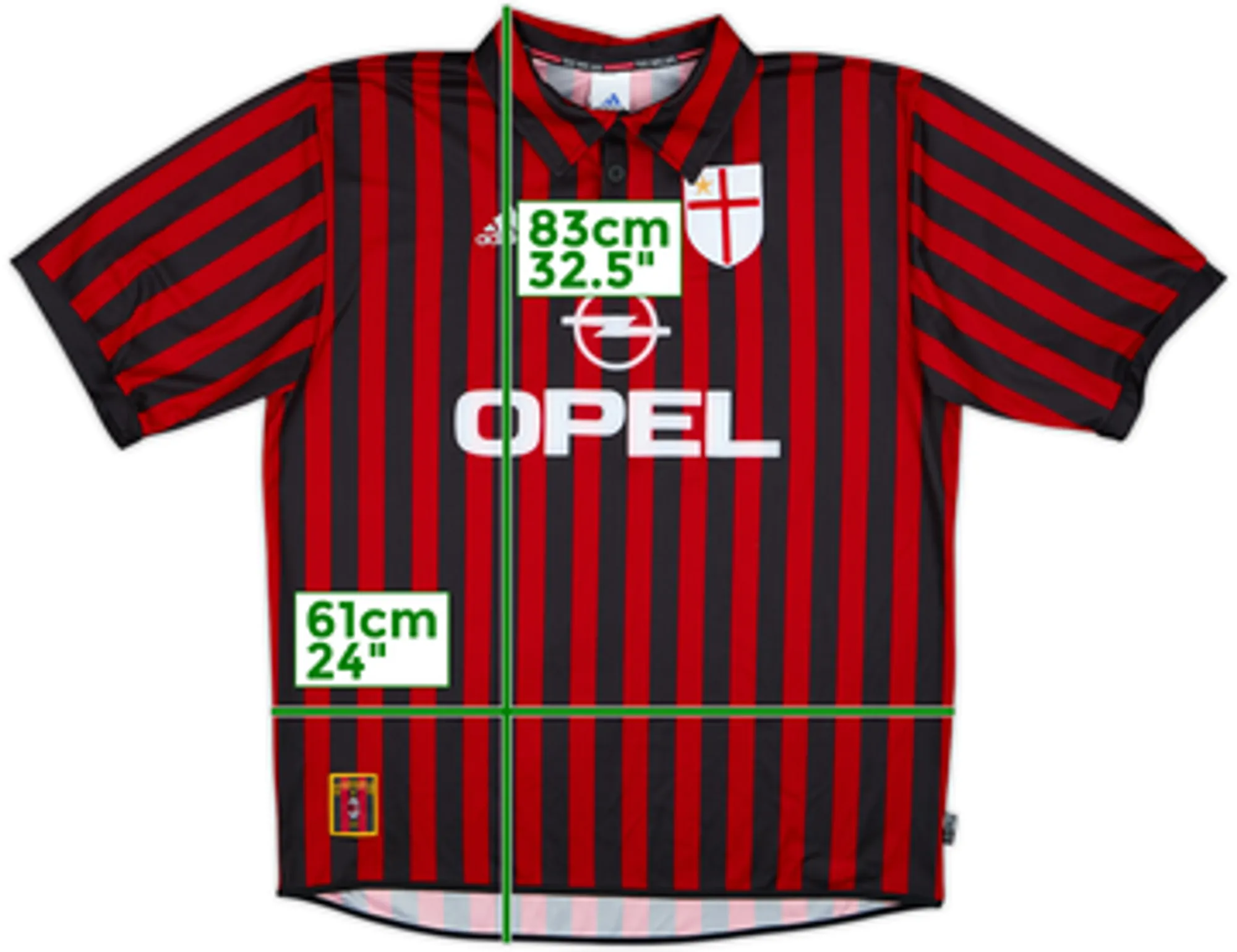 1999-00 AC Milan Centenary Home Shirt - 10/10 - (XL)
