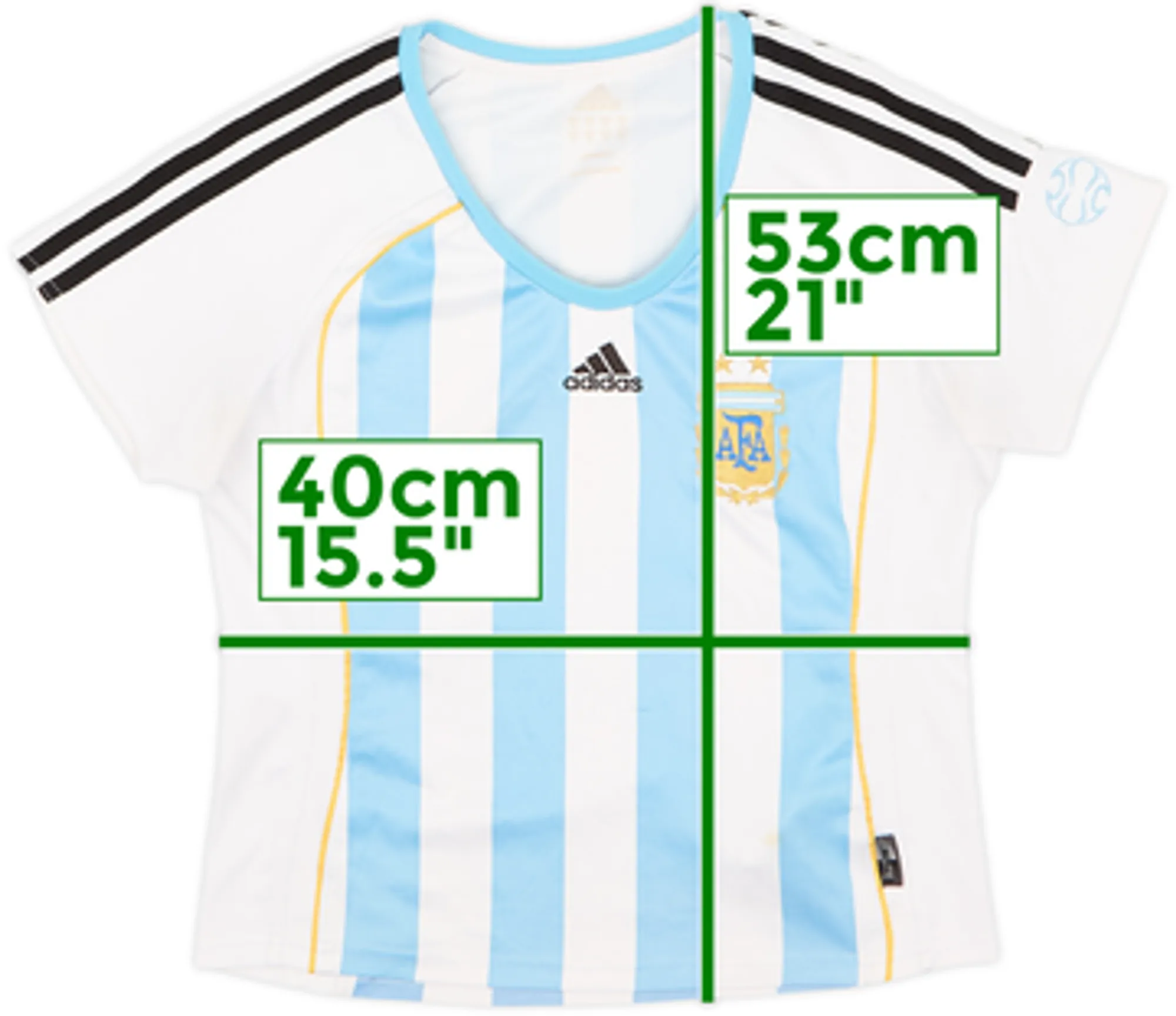2005-07 Argentina Home Shirt - 7/10 - (Women's M)