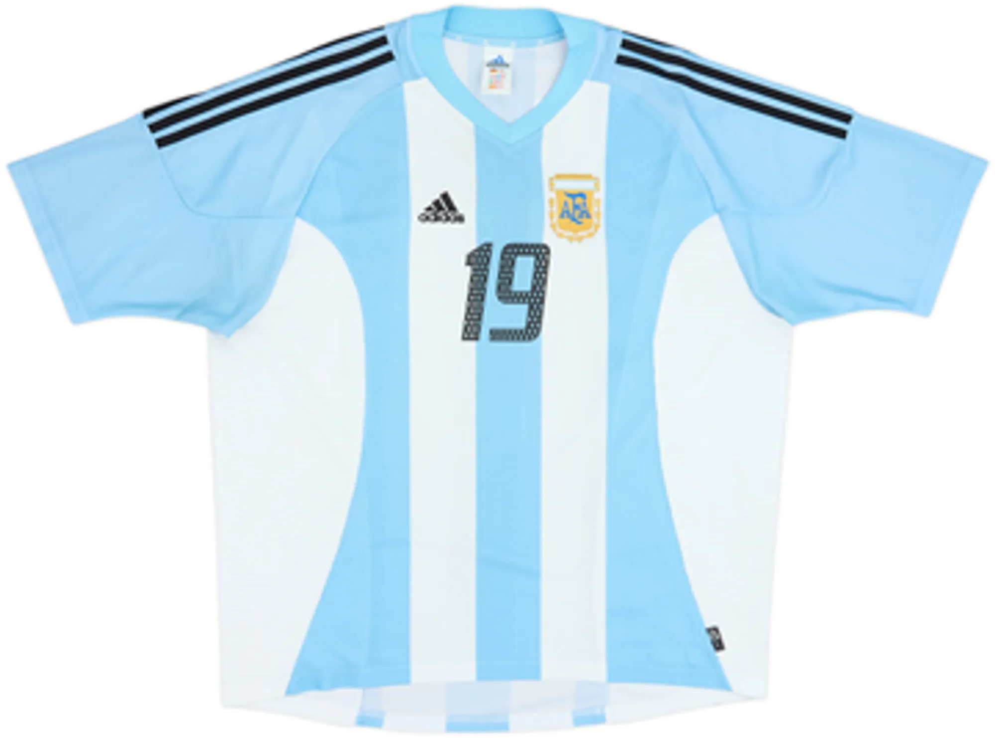 2002-04 Argentina Home Shirt Crespo #19 - 7/10 - (XXL)